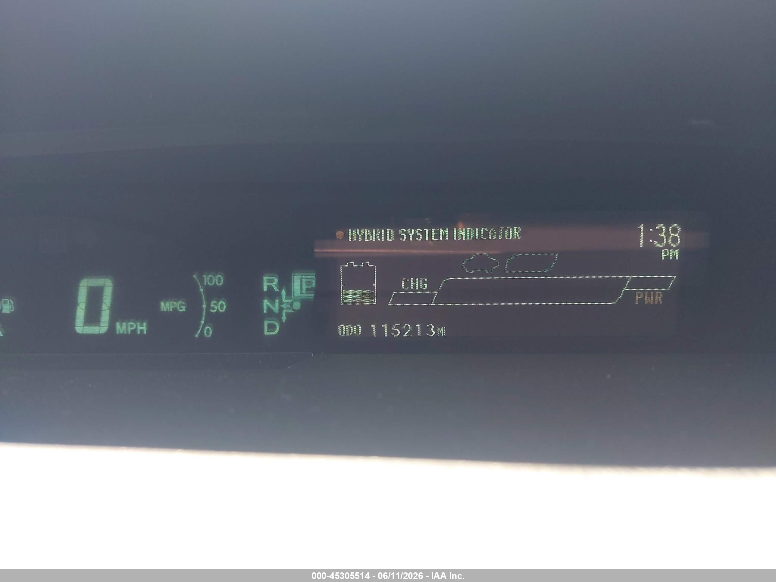2015 Toyota Prius Two Green vin: JTDKN3DU2F2001253