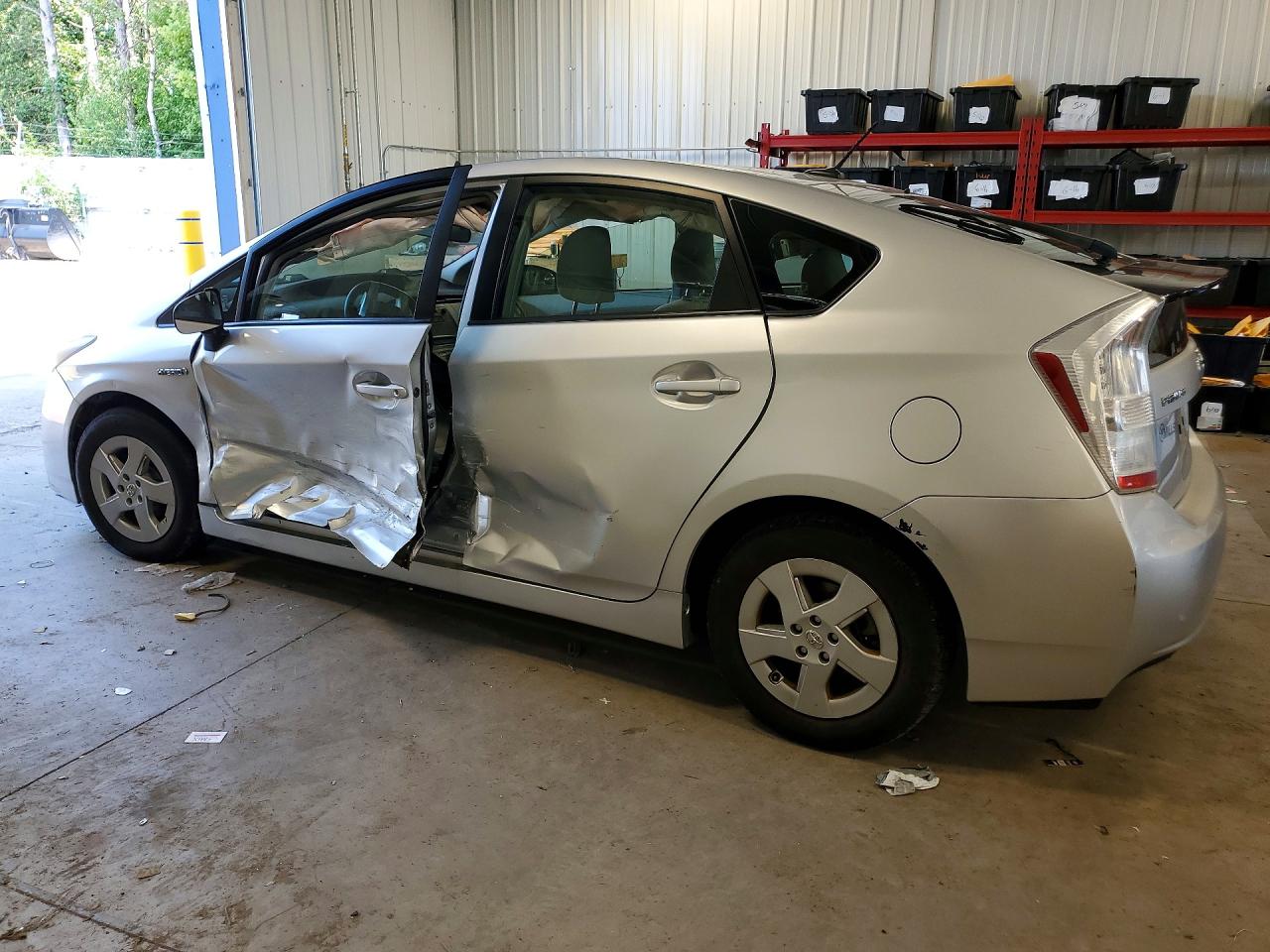 2010 Toyota Prius Ii Silver vin: JTDKN3DU3A0024075