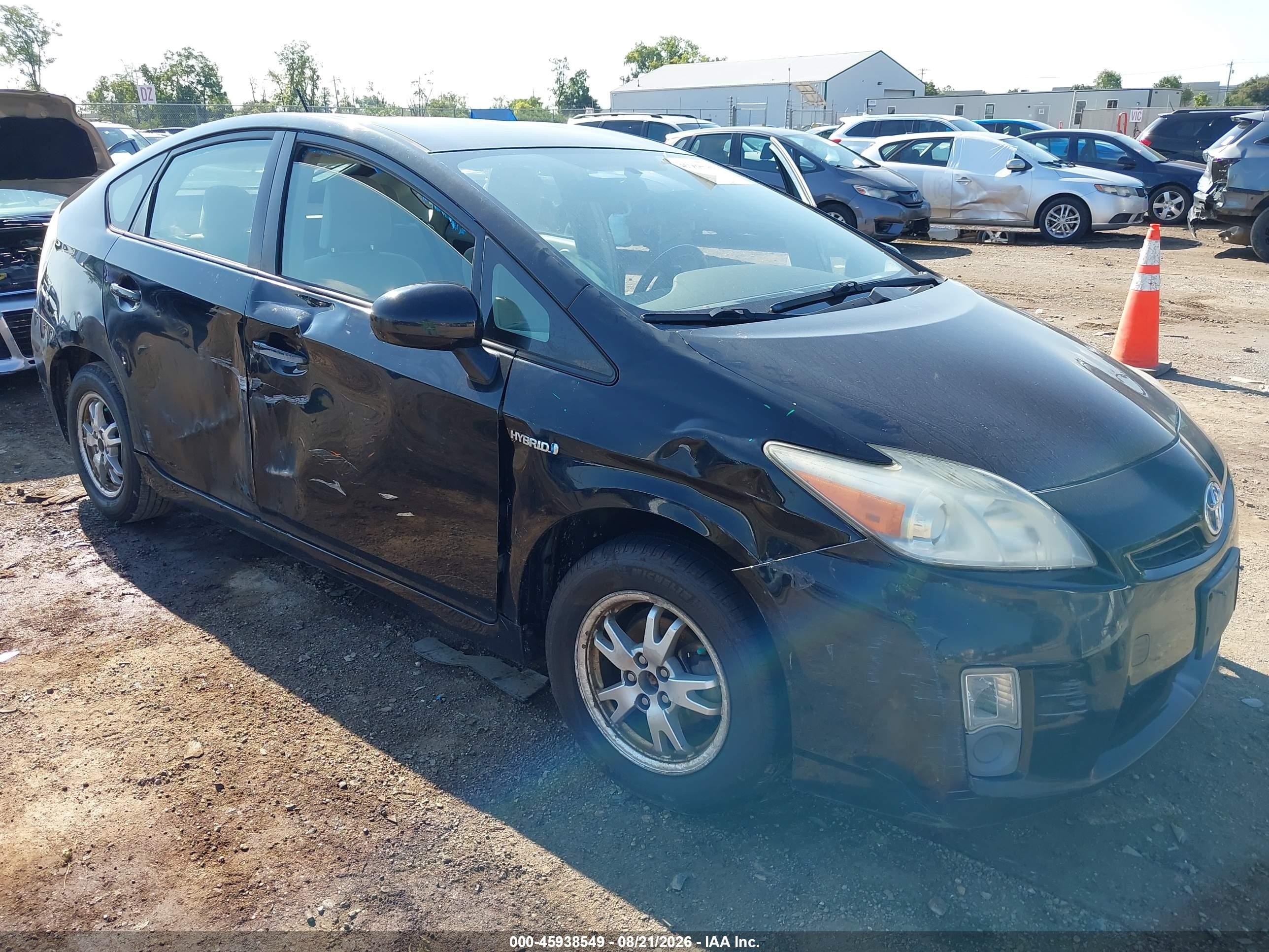 2010 Toyota Prius Iii Black vin: JTDKN3DU3A0049557