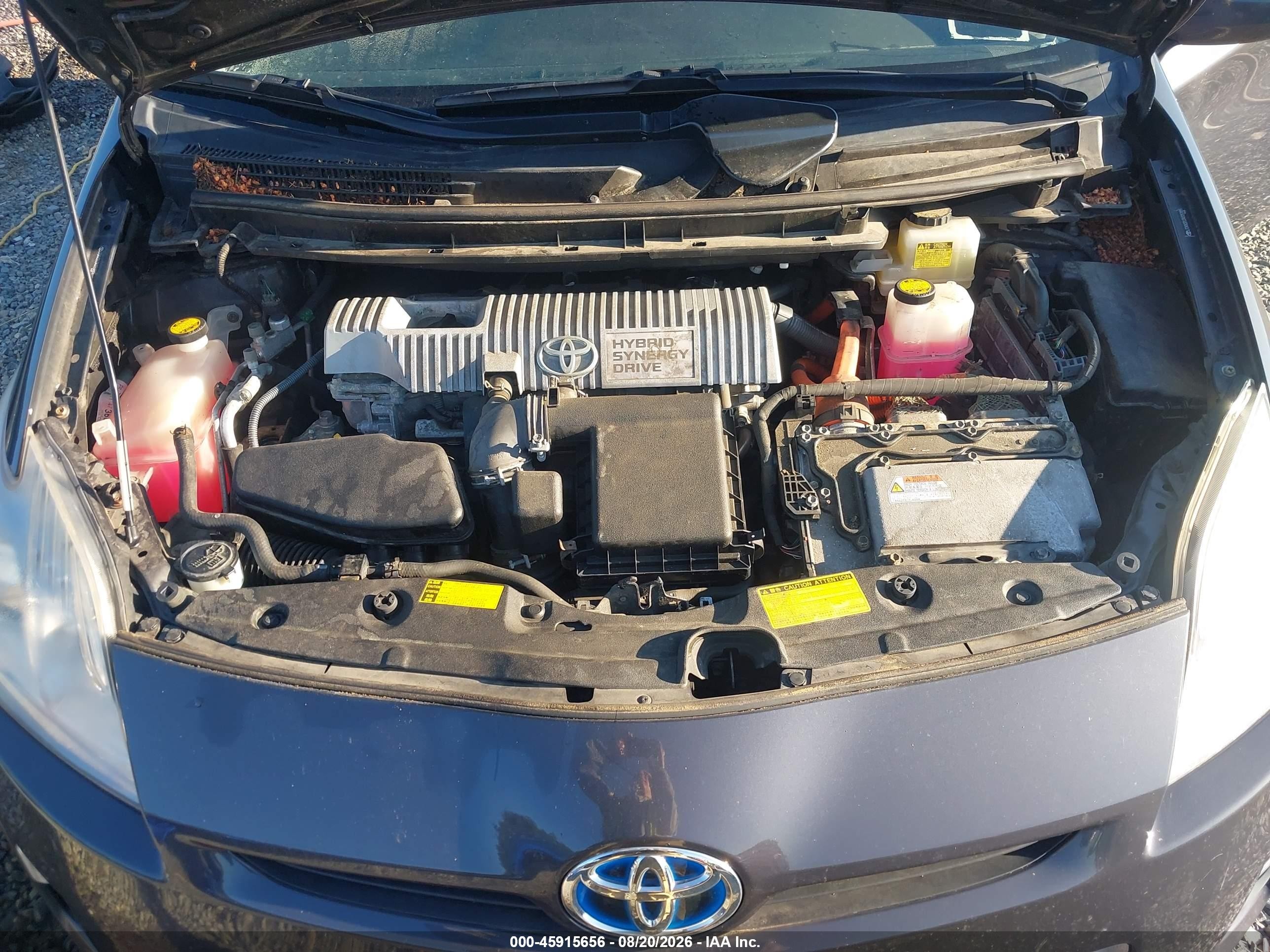 2010 Toyota Prius Ii Серый vin: JTDKN3DU3A0050885