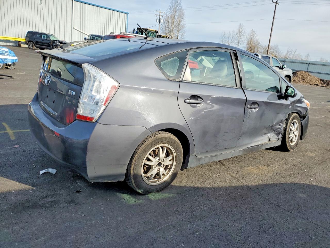 2010 Toyota Prius Iv Gray vin: JTDKN3DU3A0053978