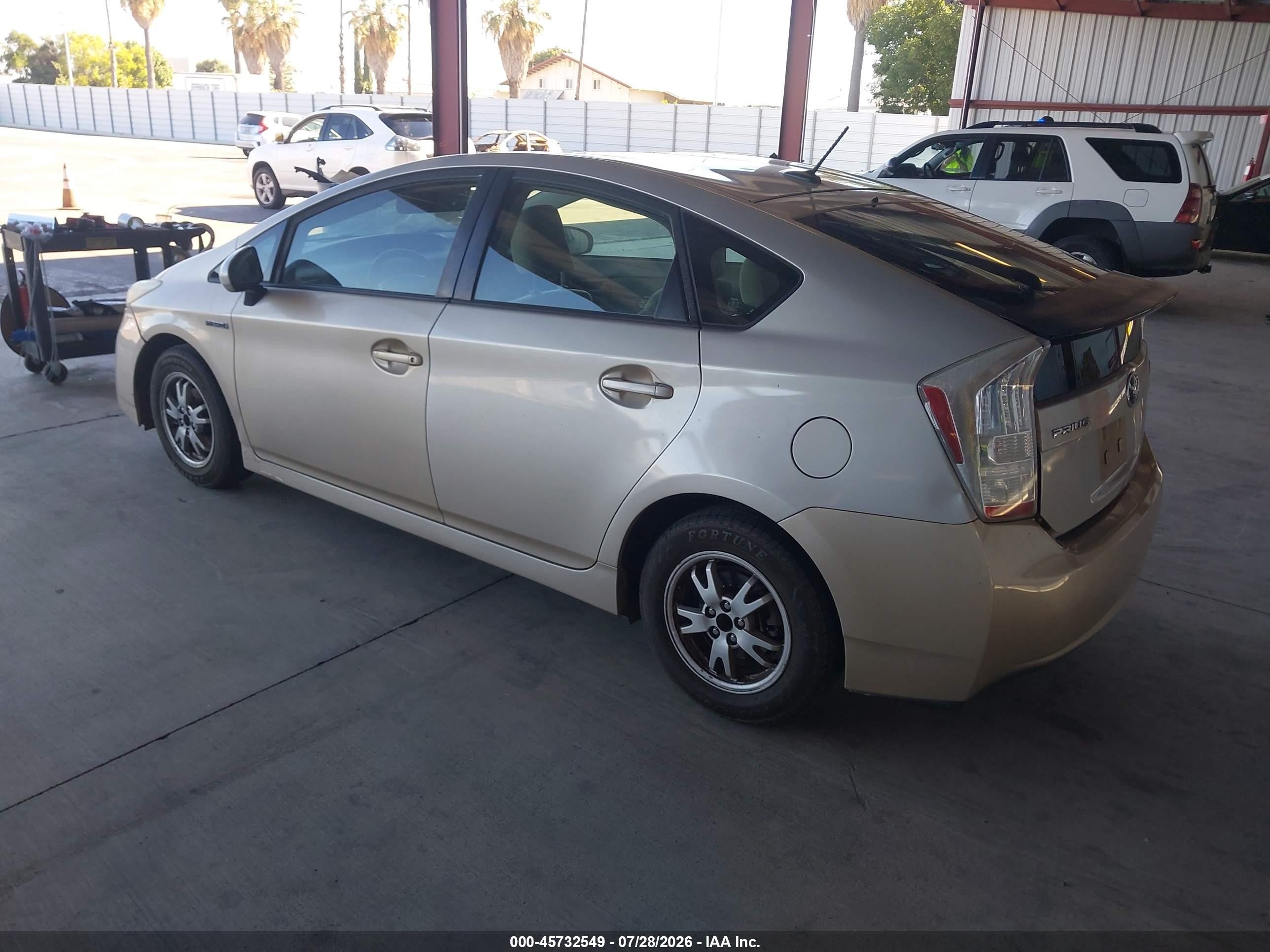 2010 Toyota Prius Ii Tan vin: JTDKN3DU3A0054564