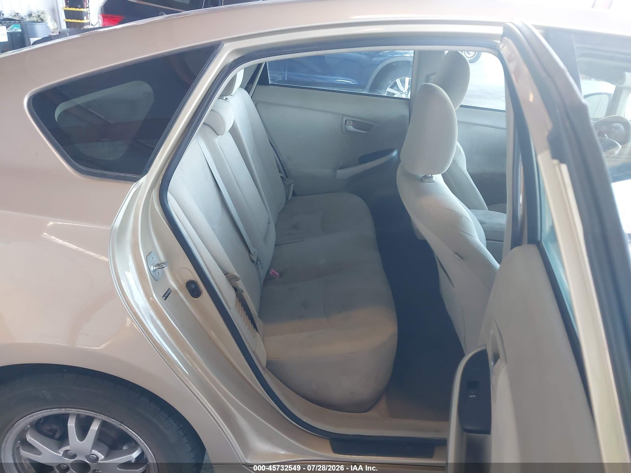 2010 Toyota Prius Ii Tan vin: JTDKN3DU3A0054564