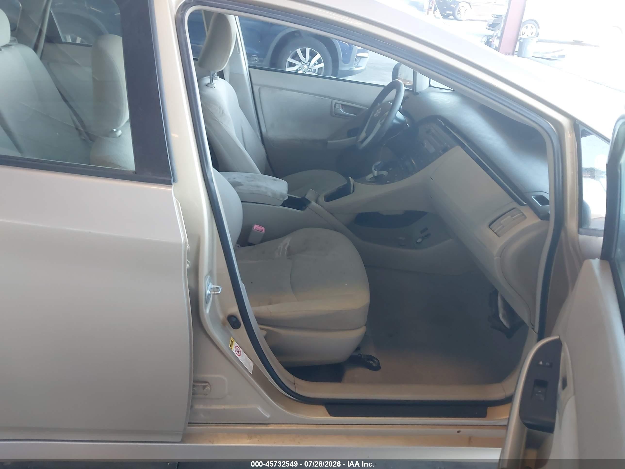2010 Toyota Prius Ii Tan vin: JTDKN3DU3A0054564