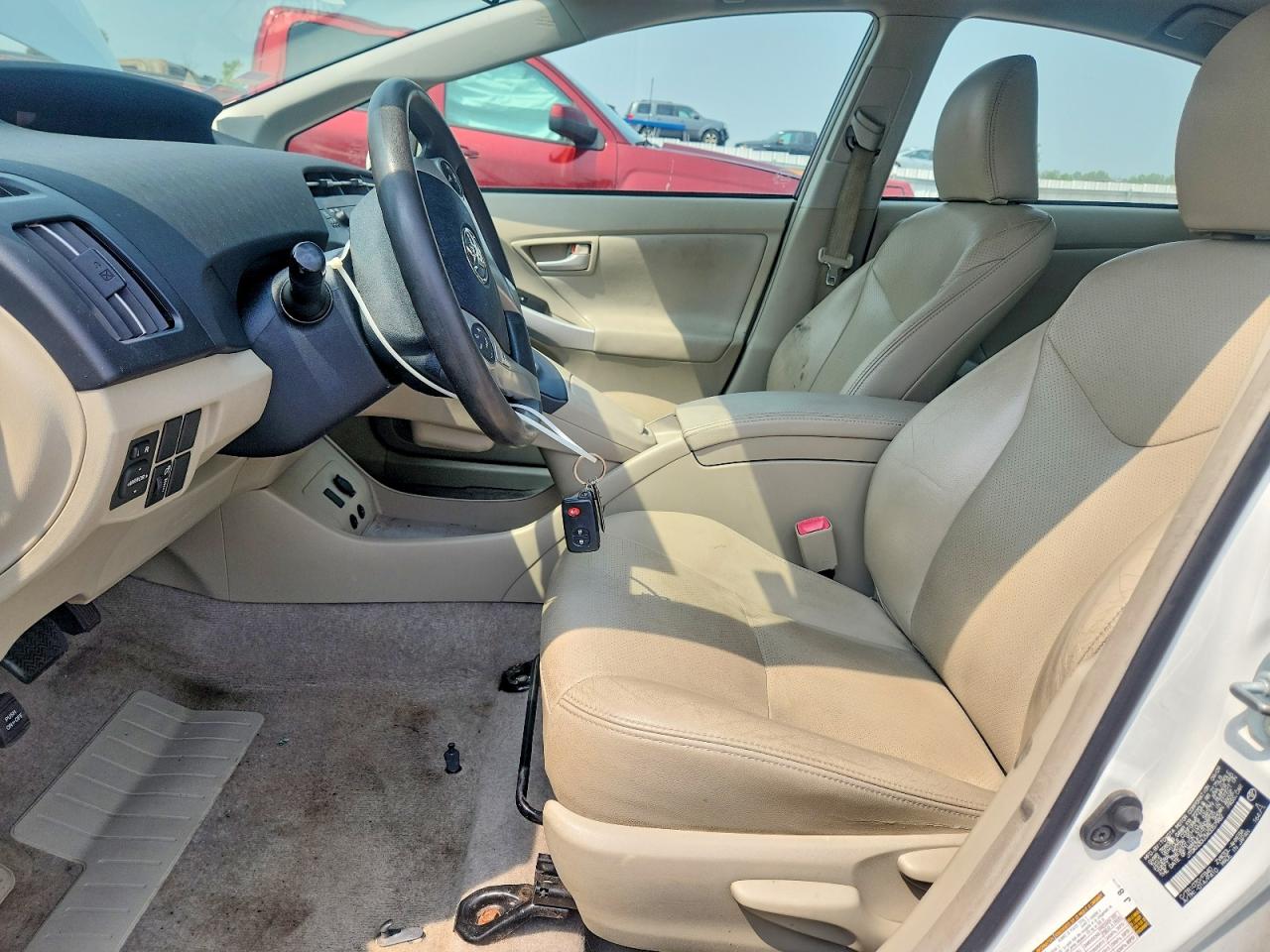 2010 Toyota Prius Iii White vin: JTDKN3DU3A0057982