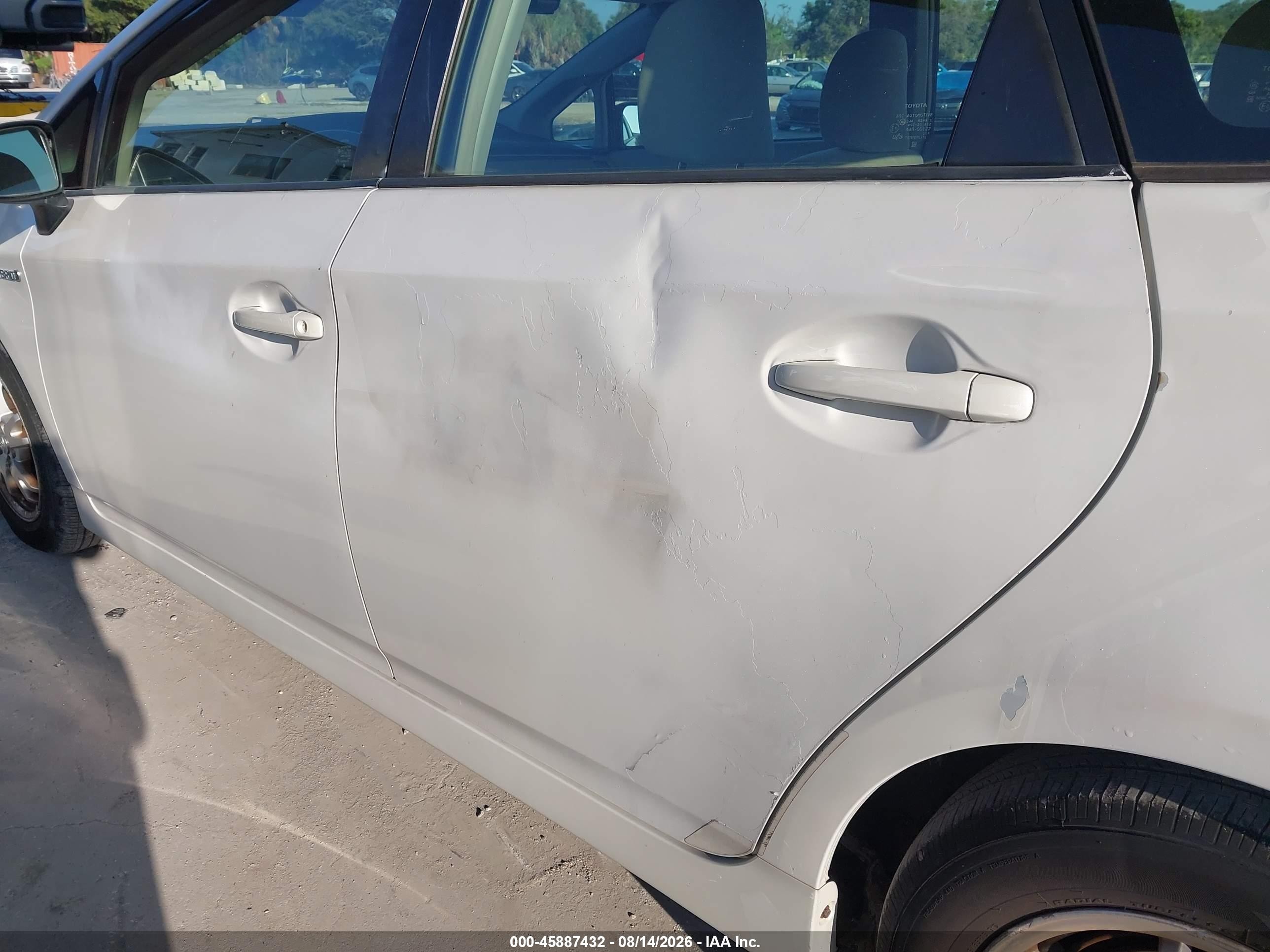 2010 Toyota Prius Ii Белый vin: JTDKN3DU3A0058873