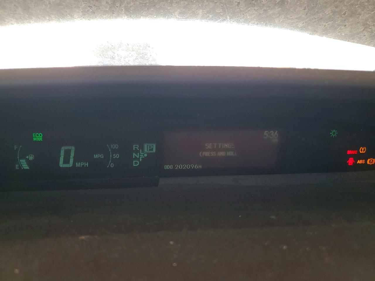 2010 Toyota Prius Ii Серый vin: JTDKN3DU3A0080906