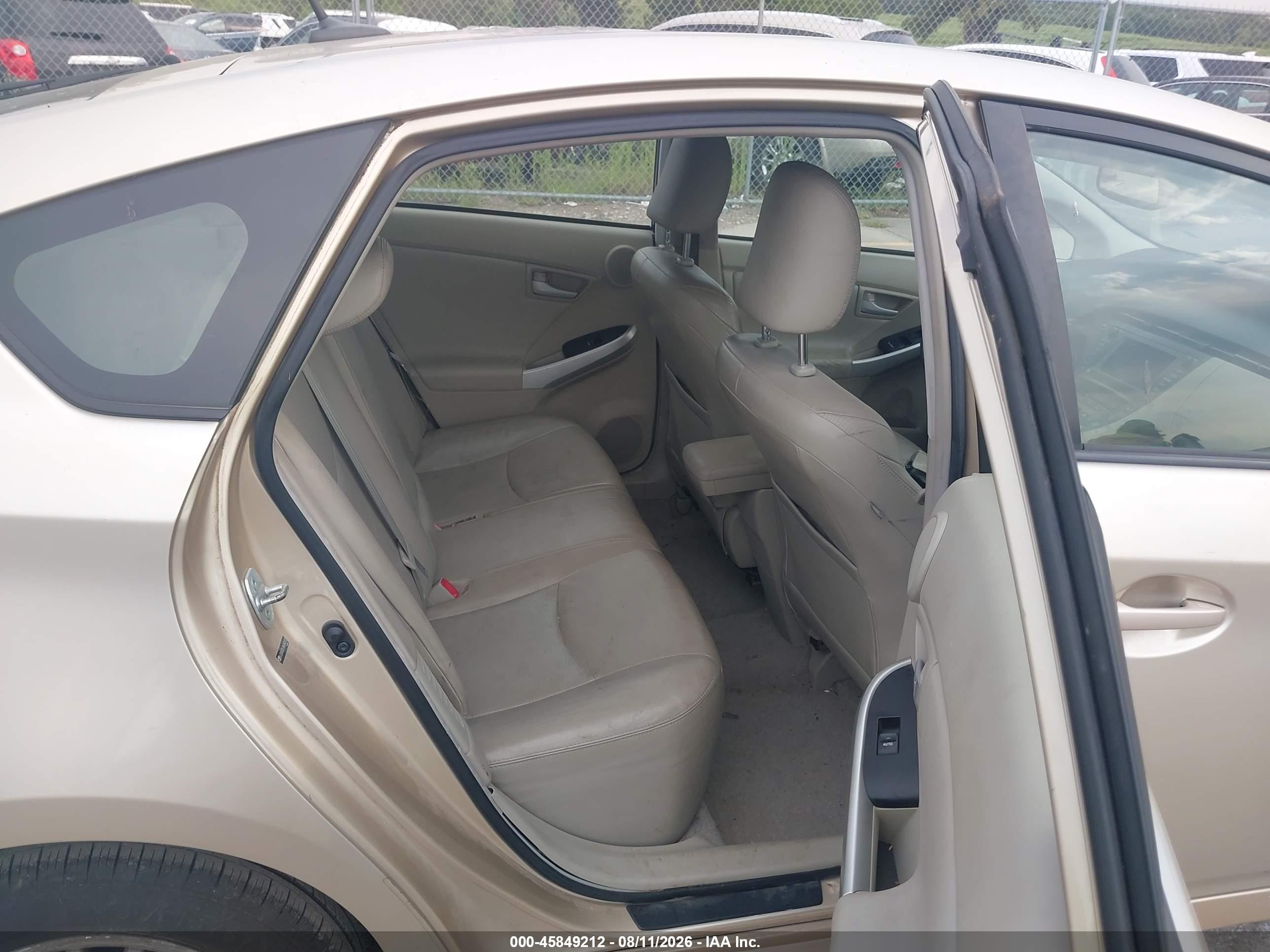 2010 Toyota Prius Iv Beige vin: JTDKN3DU3A0084342