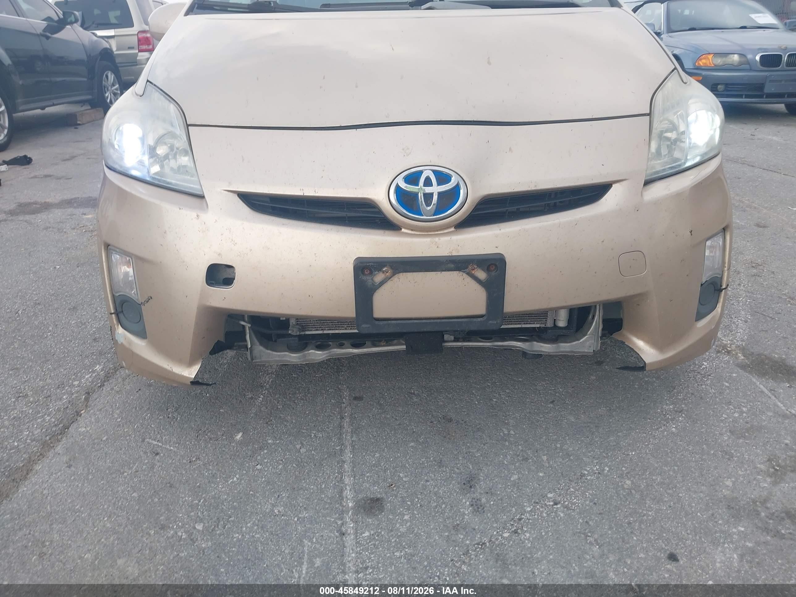 2010 Toyota Prius Iv Beige vin: JTDKN3DU3A0084342