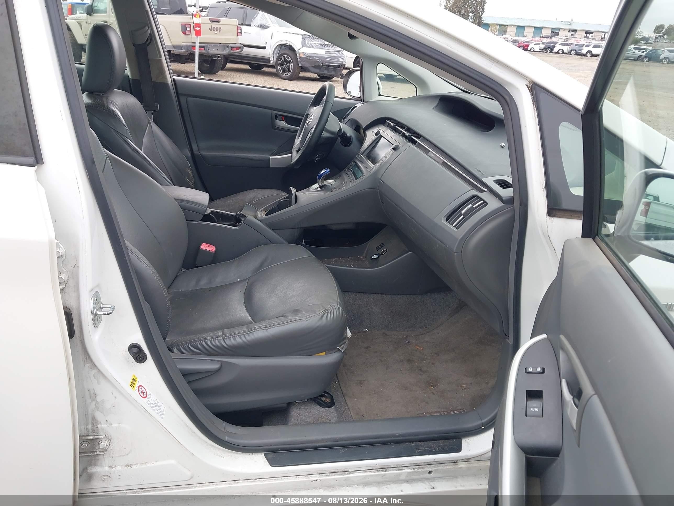 2010 Toyota Prius Iv Белый vin: JTDKN3DU3A0087970