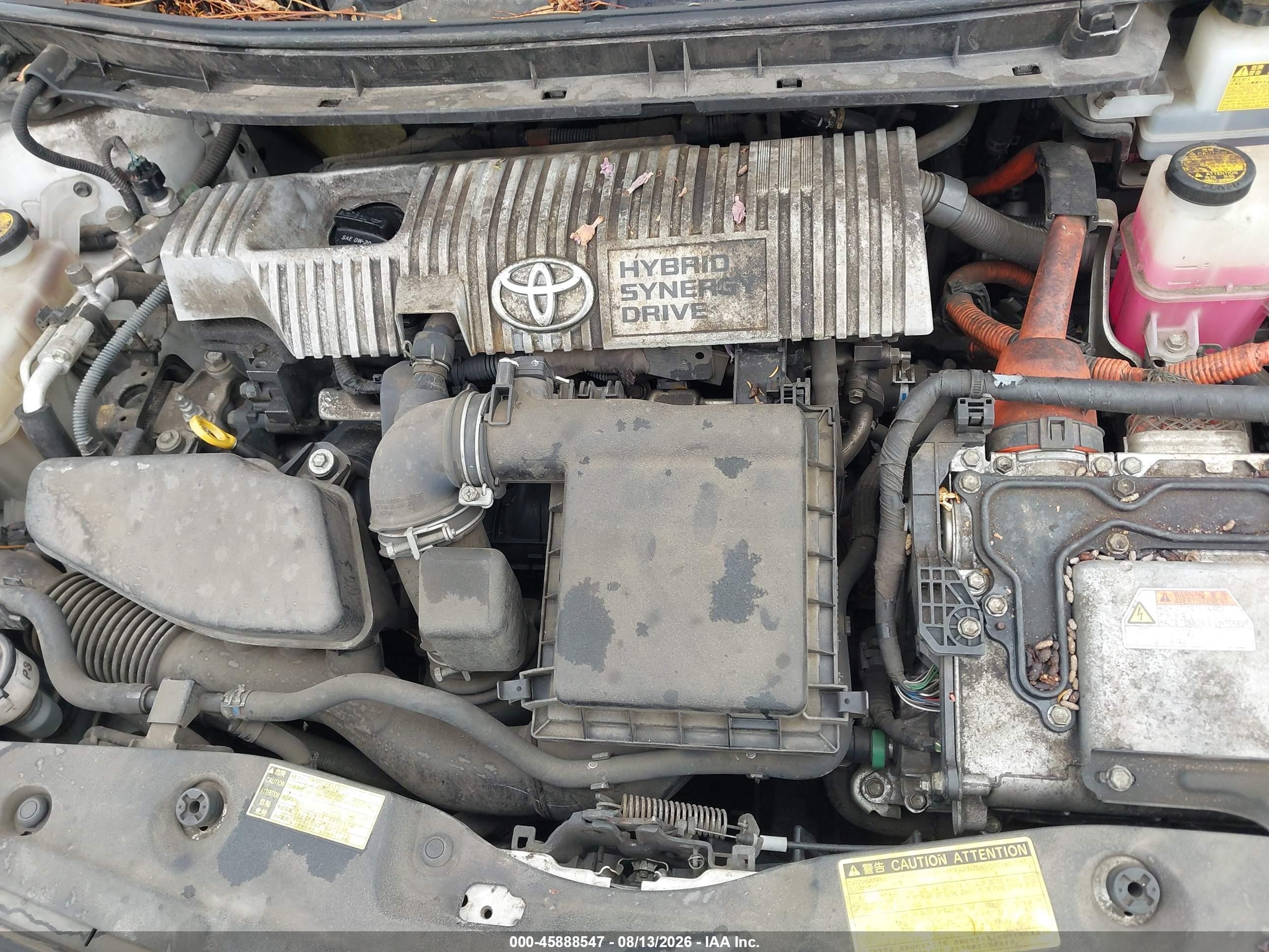2010 Toyota Prius Iv Белый vin: JTDKN3DU3A0087970
