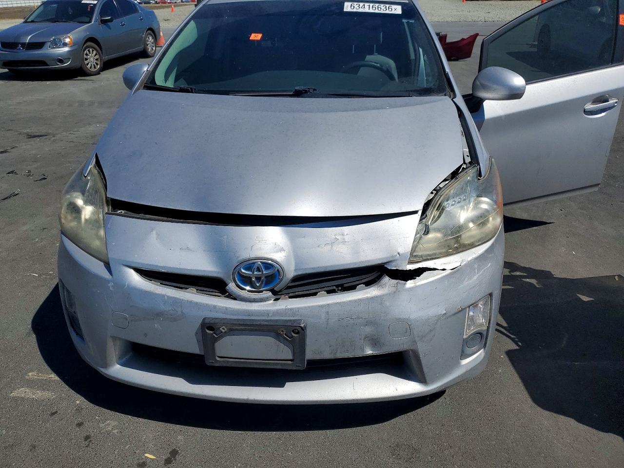 2010 Toyota Prius Ii Silver vin: JTDKN3DU3A0091646