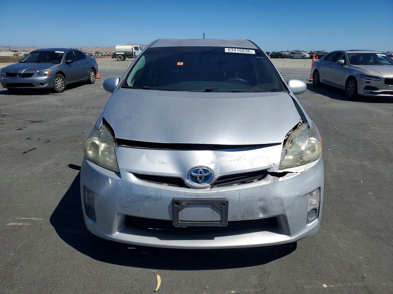 2010 Toyota Prius Ii Silver vin: JTDKN3DU3A0091646