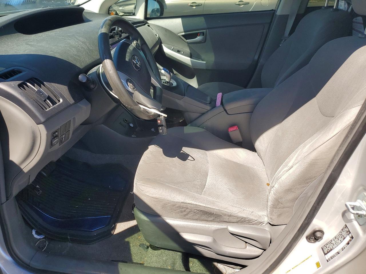 2010 Toyota Prius Ii Silver vin: JTDKN3DU3A0091646