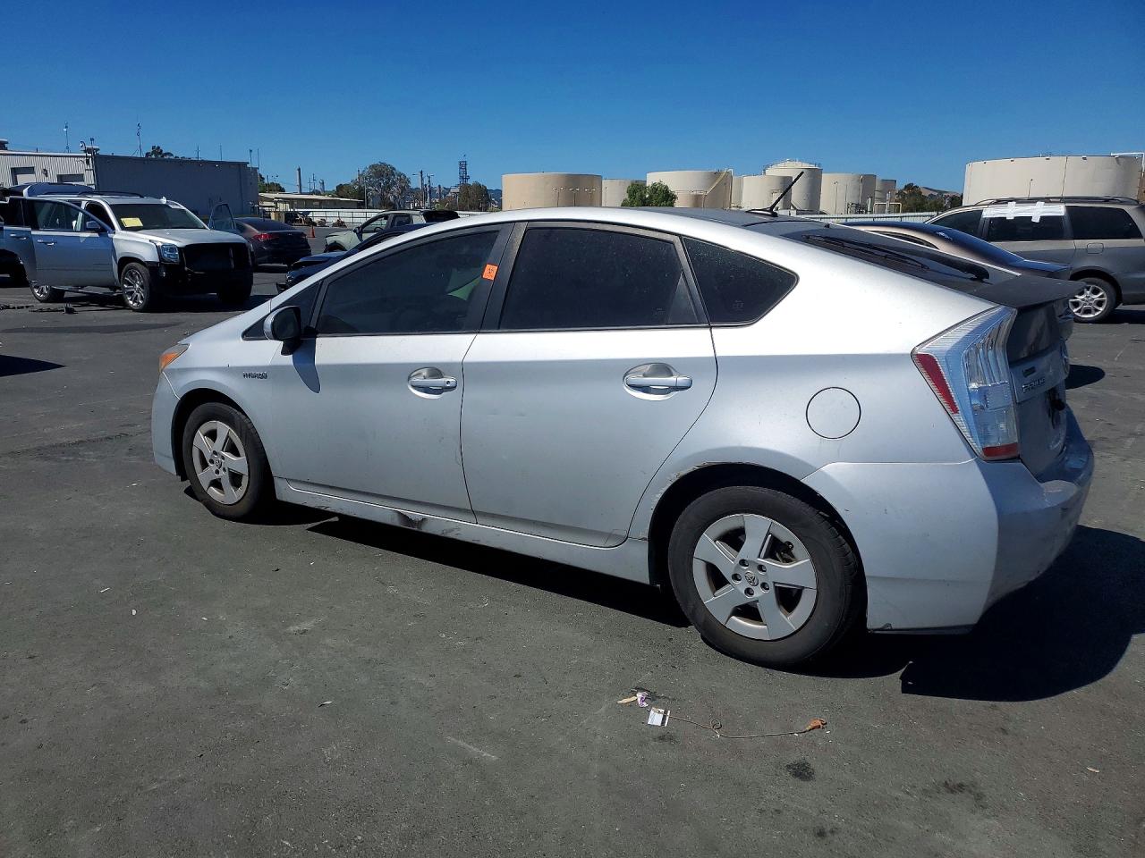 2010 Toyota Prius Ii Silver vin: JTDKN3DU3A0091646