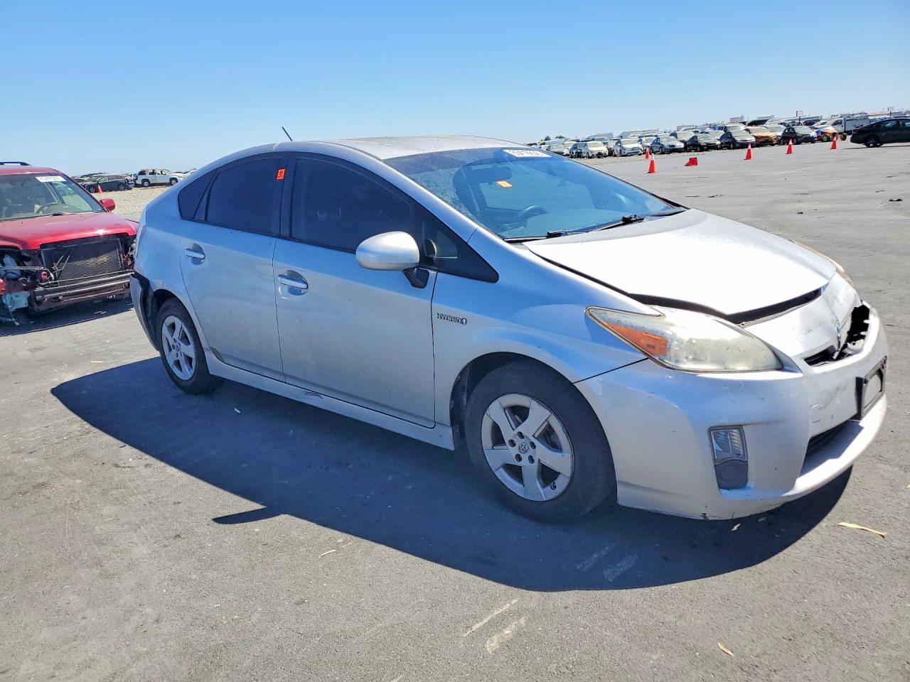 2010 Toyota Prius Ii Silver vin: JTDKN3DU3A0091646