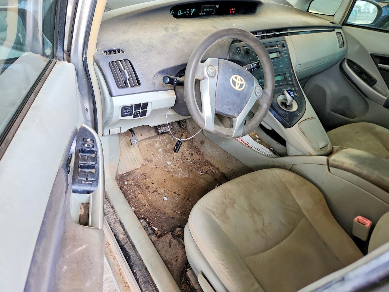 2010 Toyota Prius Ii Серебряный vin: JTDKN3DU3A0100698