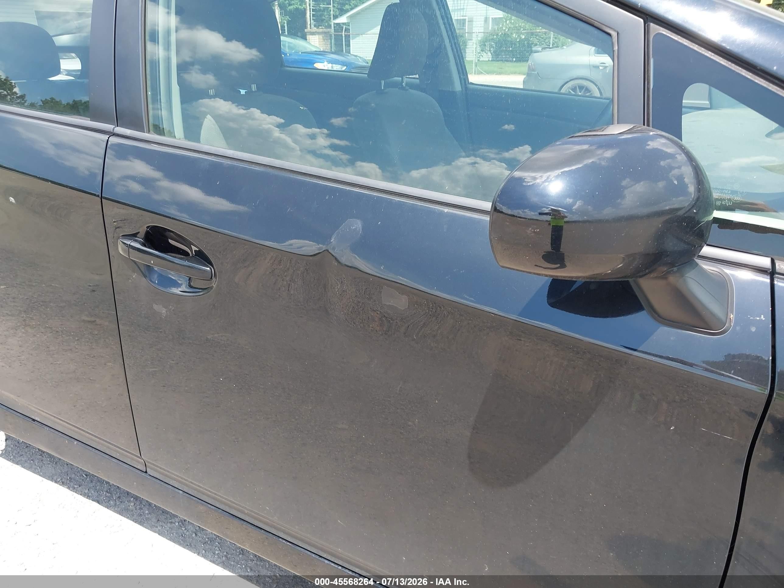 2010 Toyota Prius Iii Black vin: JTDKN3DU3A0110955