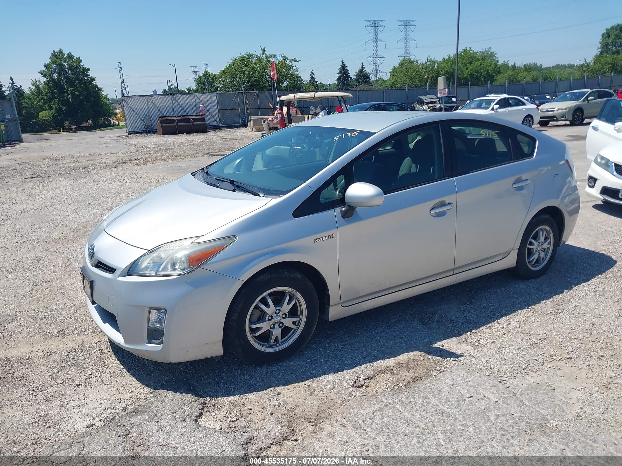 2010 Toyota Prius Iii Silver vin: JTDKN3DU3A0186868