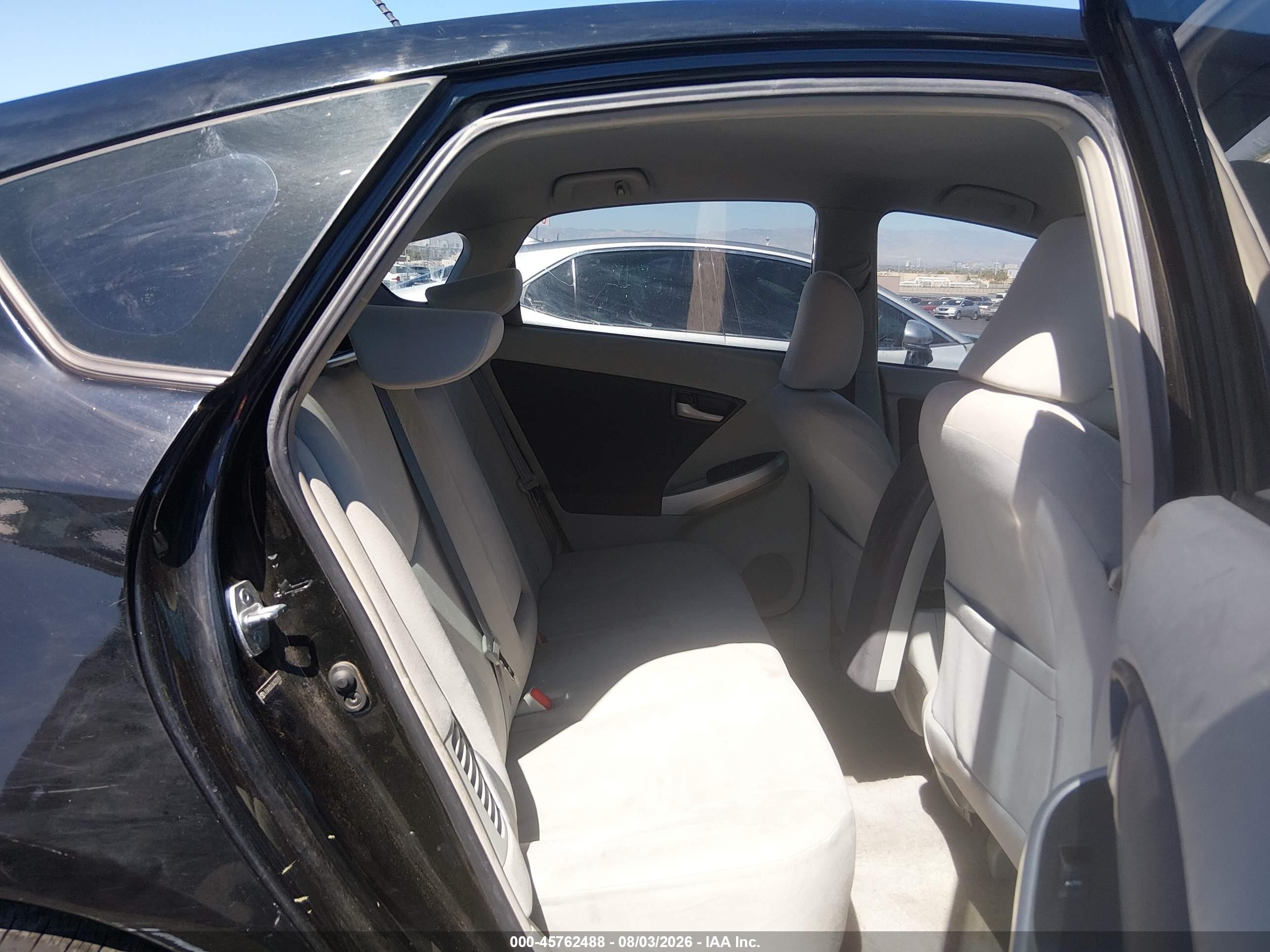 2010 Toyota Prius Ii Black vin: JTDKN3DU3A0220906