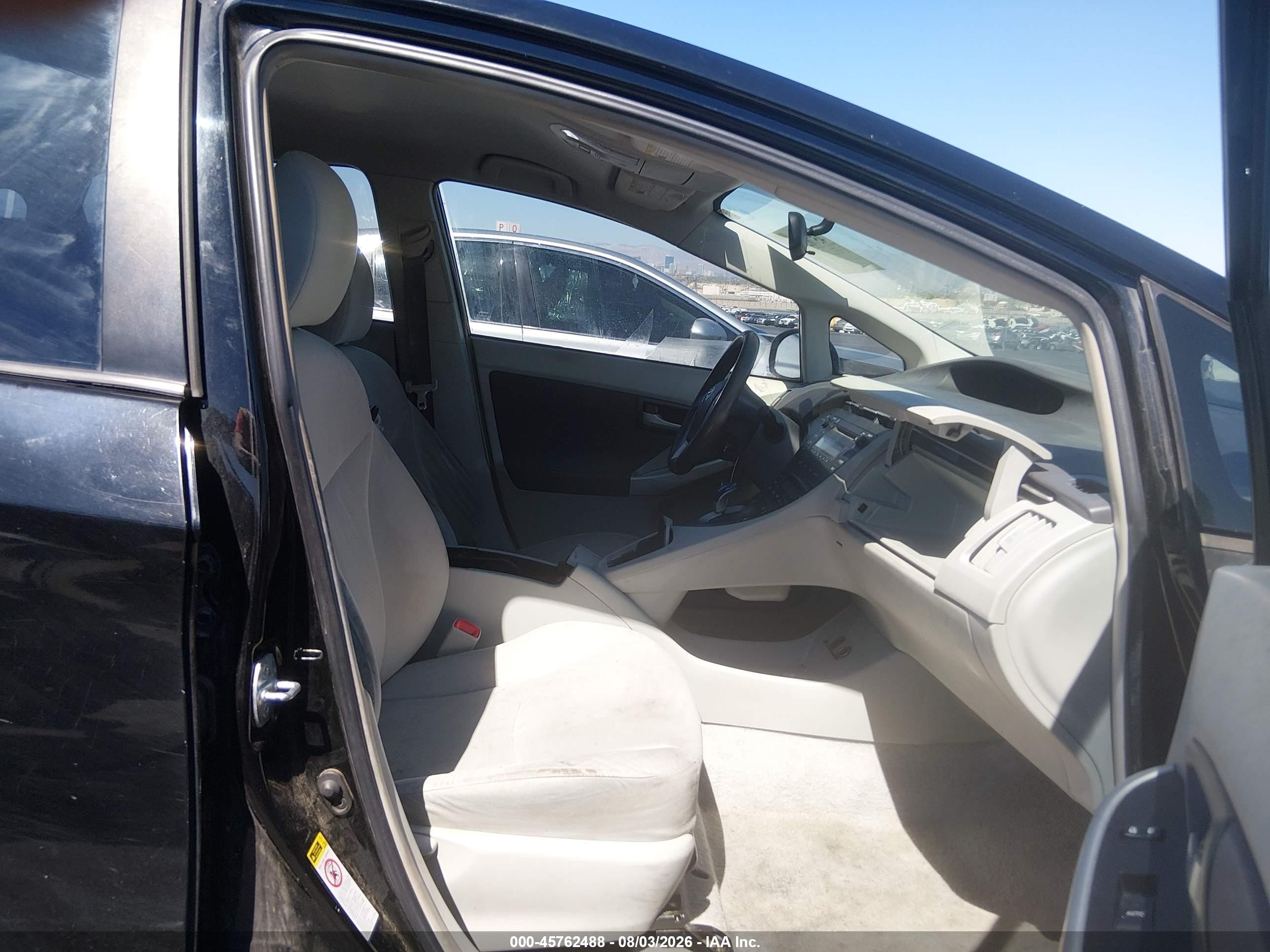 2010 Toyota Prius Ii Black vin: JTDKN3DU3A0220906