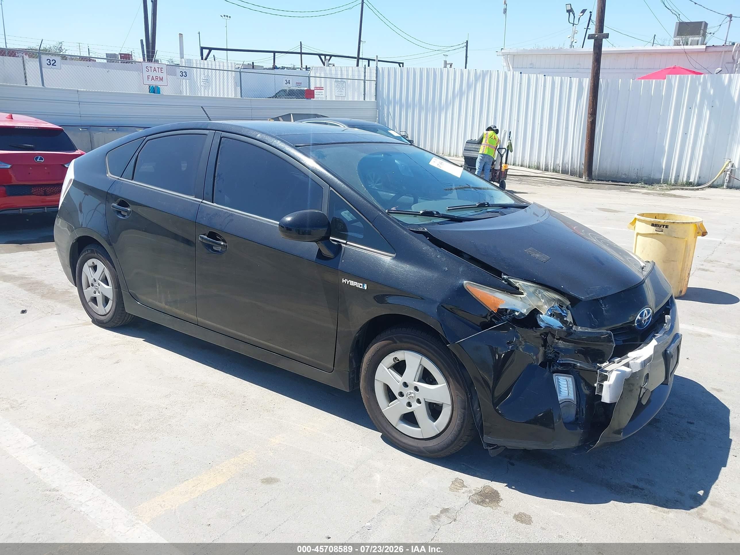 2010 Toyota Prius Iii Black vin: JTDKN3DU3A1307151