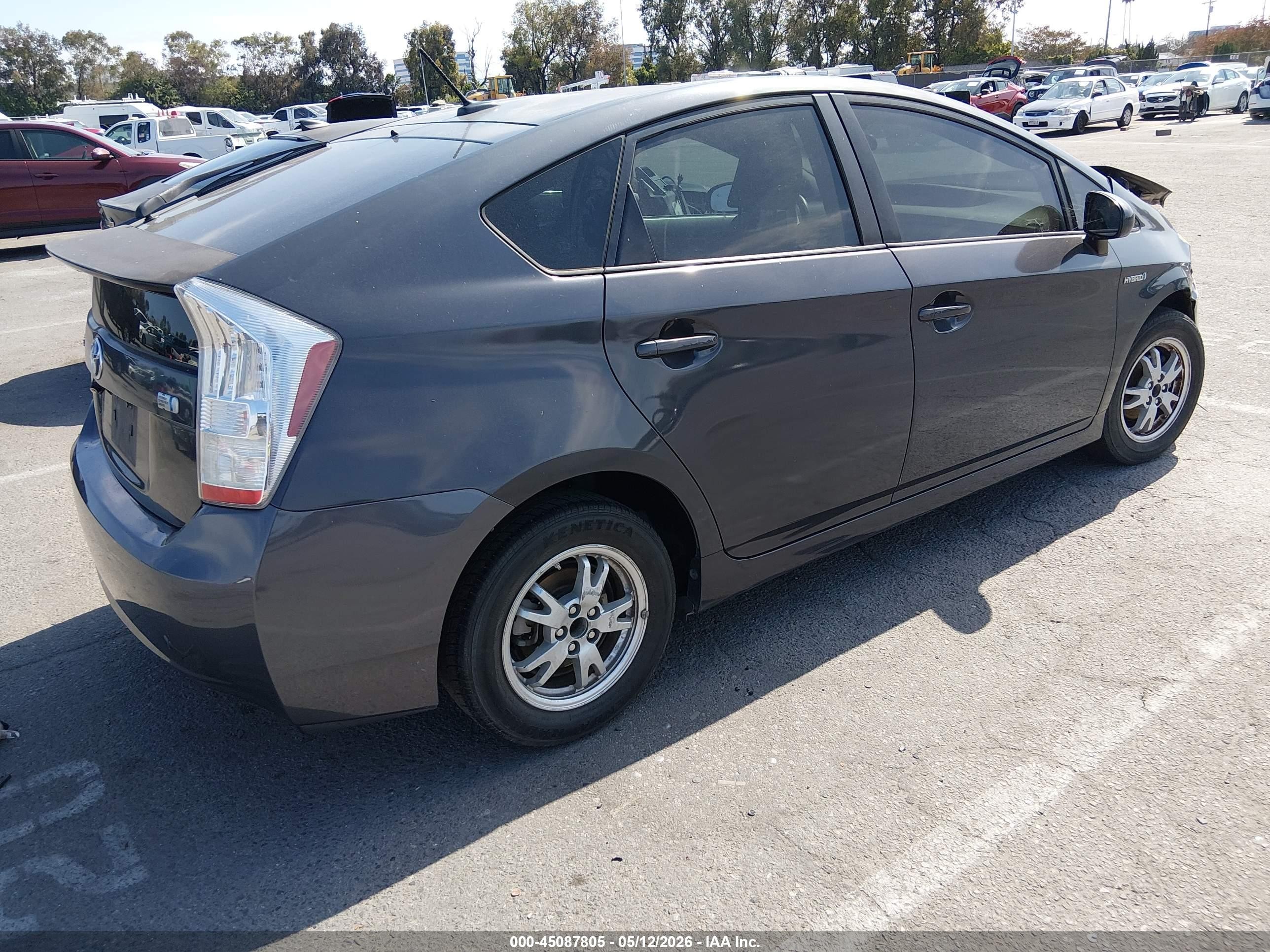 2010 Toyota Prius Ii Gray vin: JTDKN3DU3A1310941