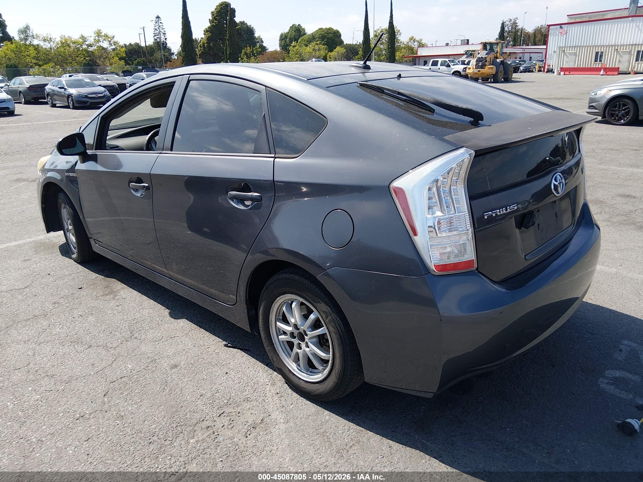 2010 Toyota Prius Ii Gray vin: JTDKN3DU3A1310941