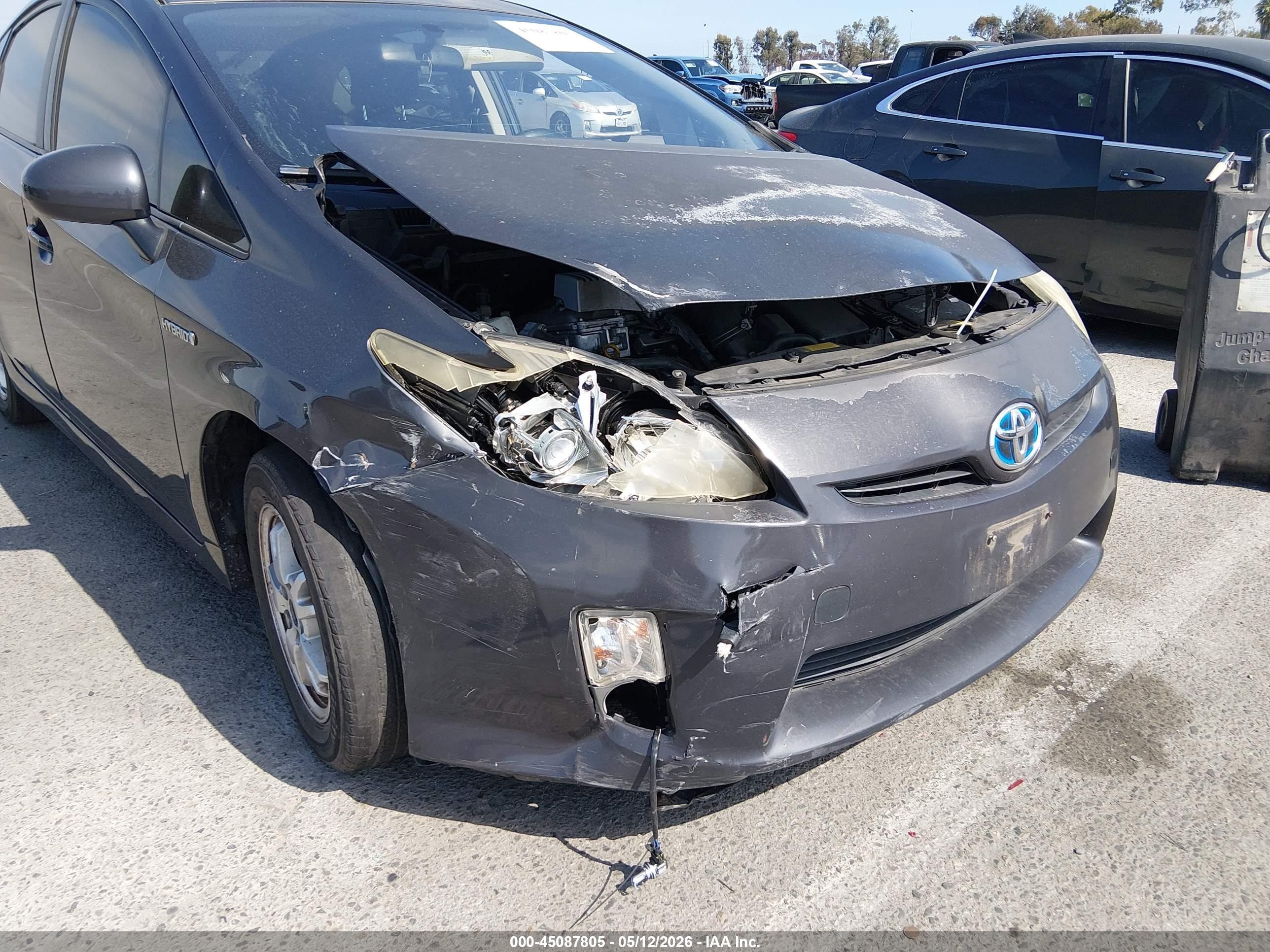2010 Toyota Prius Ii Gray vin: JTDKN3DU3A1310941