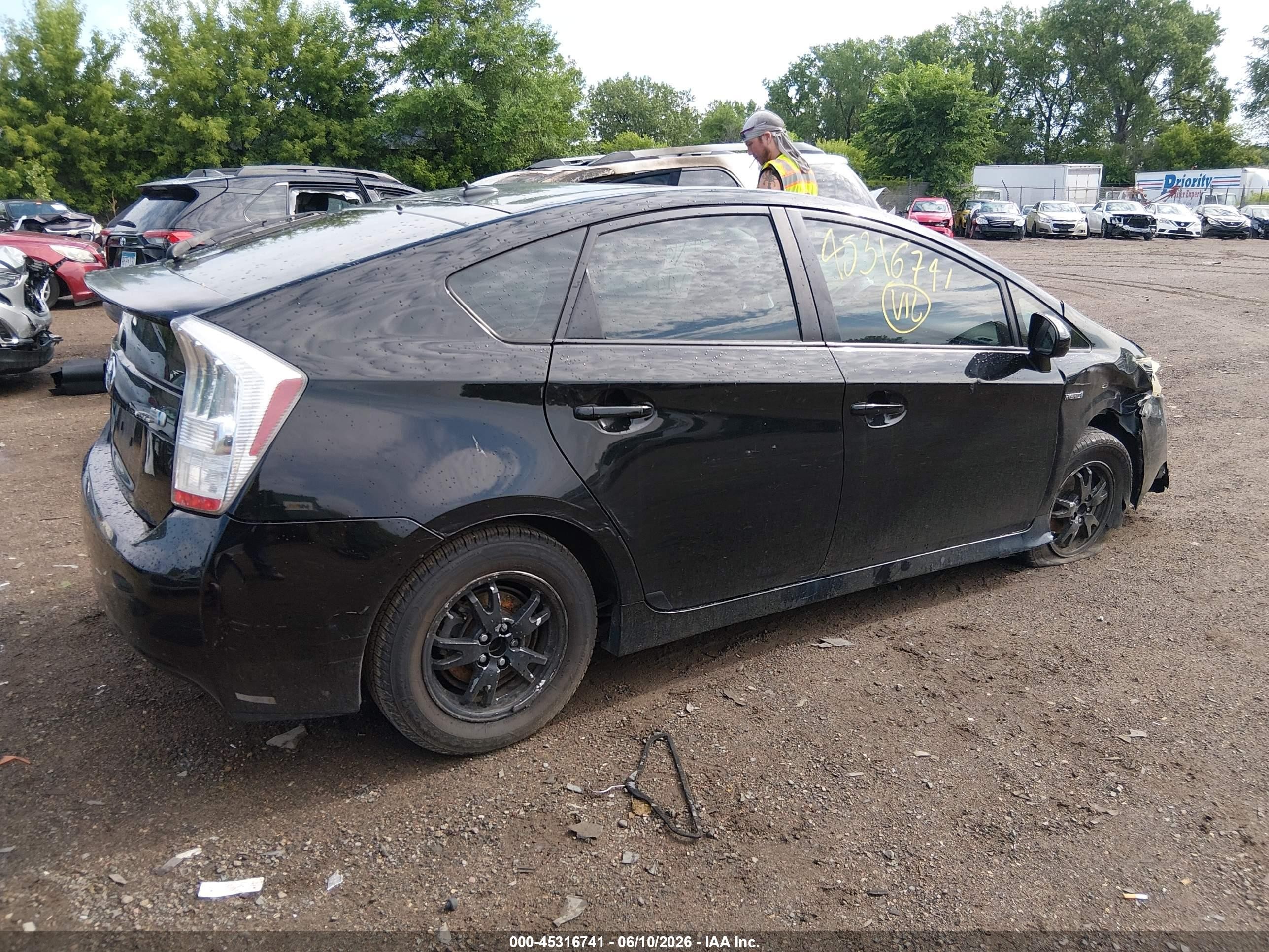 2010 Toyota Prius Ii Beige vin: JTDKN3DU3A5205115