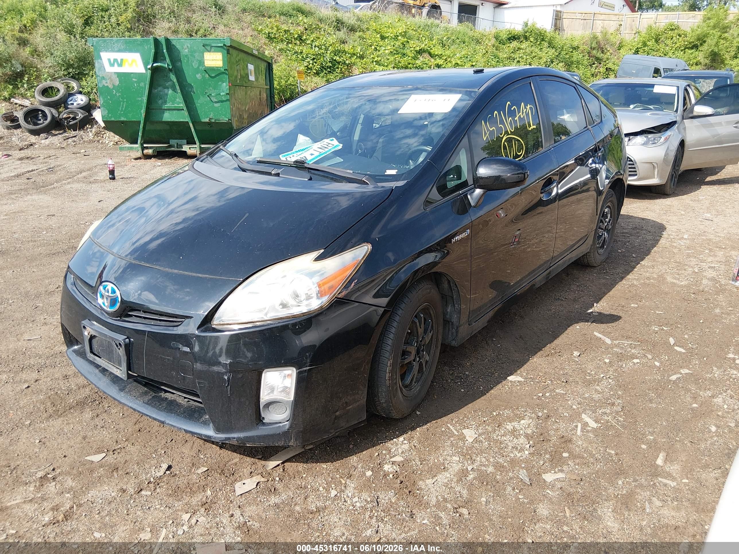 2010 Toyota Prius Ii Beige vin: JTDKN3DU3A5205115