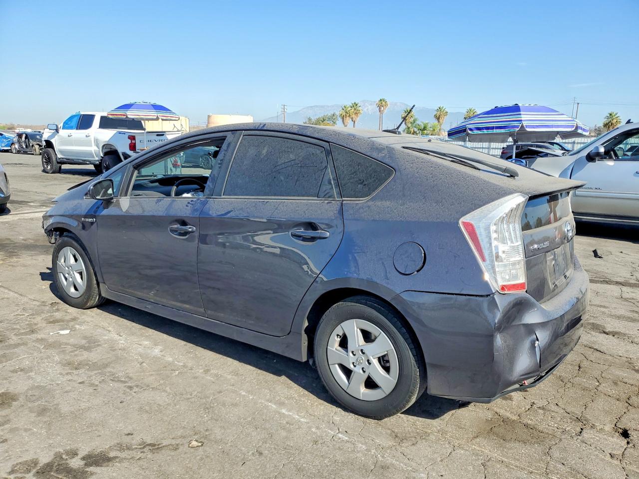 2011 Toyota Prius Two Gray vin: JTDKN3DU3B0252658