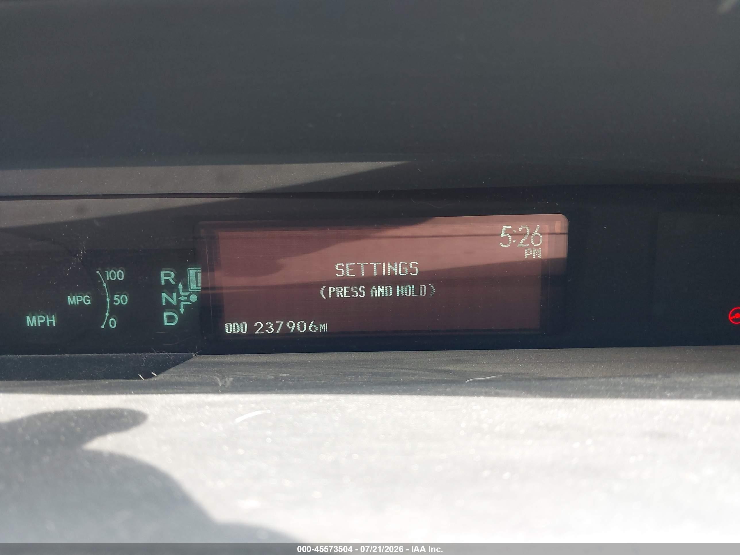 2011 Toyota Prius Three Gray vin: JTDKN3DU3B0256838