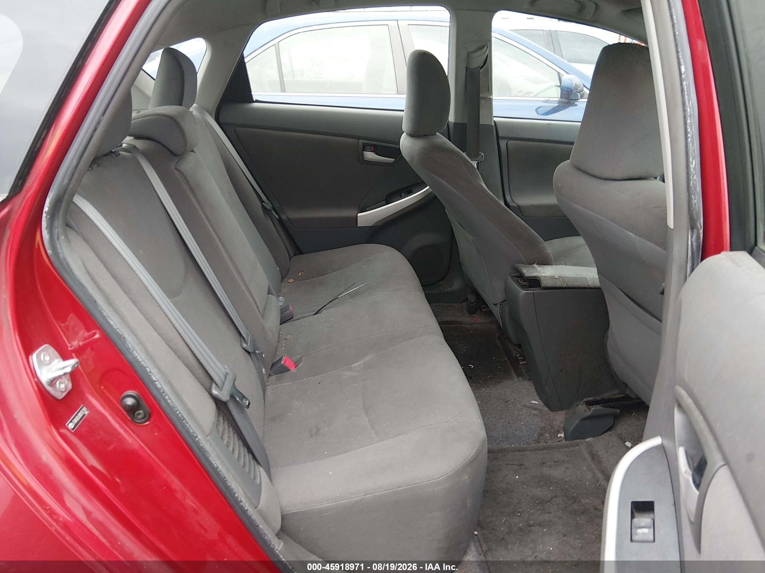 2011 Toyota Prius Two Red vin: JTDKN3DU3B0257181