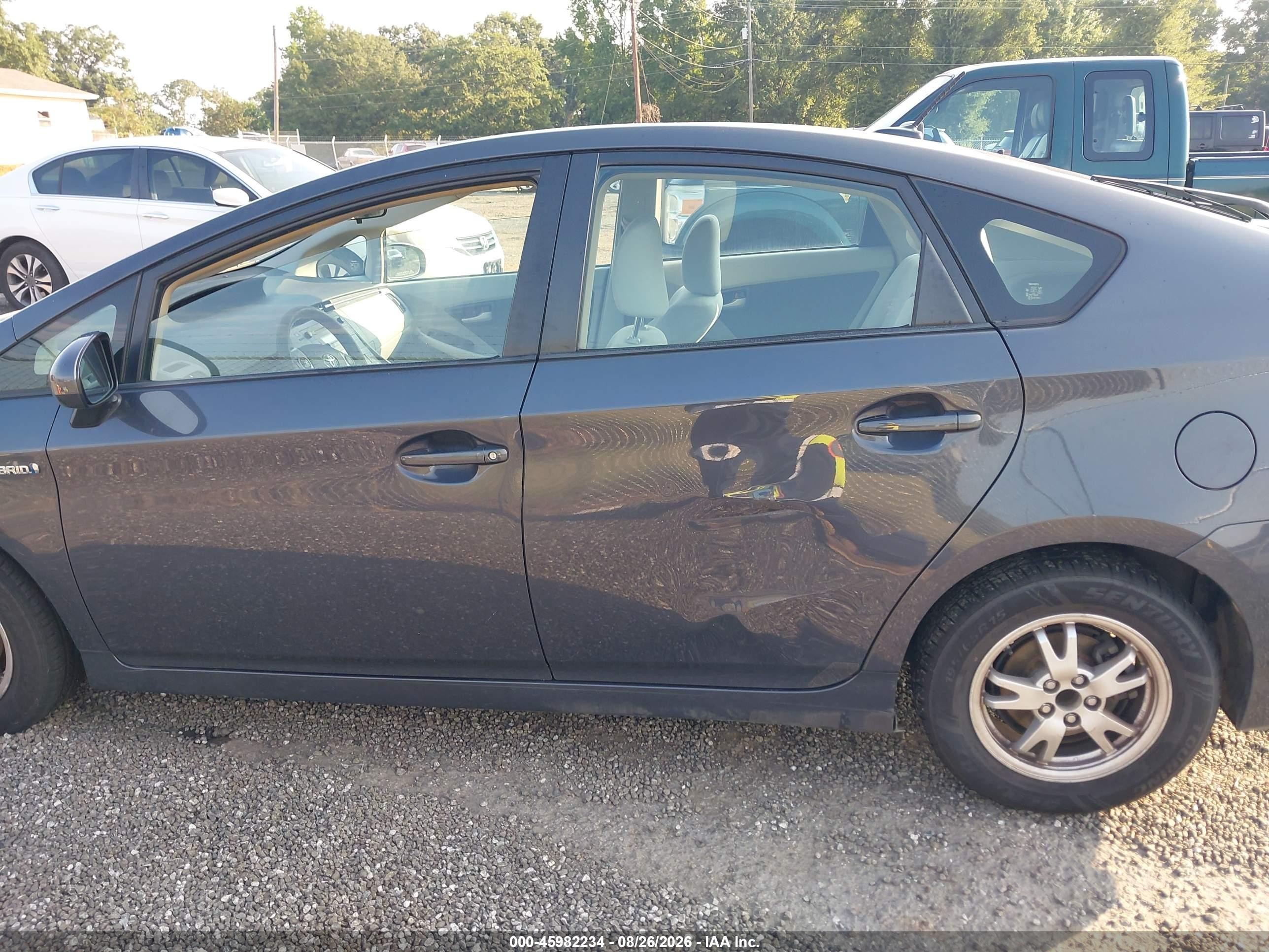 2011 Toyota Prius Two Gray vin: JTDKN3DU3B0264700