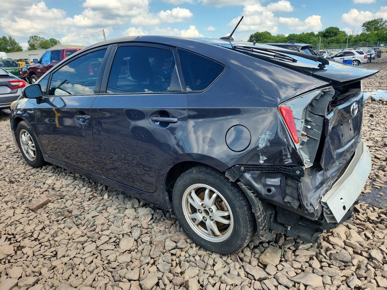 2011 Toyota Prius Two Gray vin: JTDKN3DU3B0287264