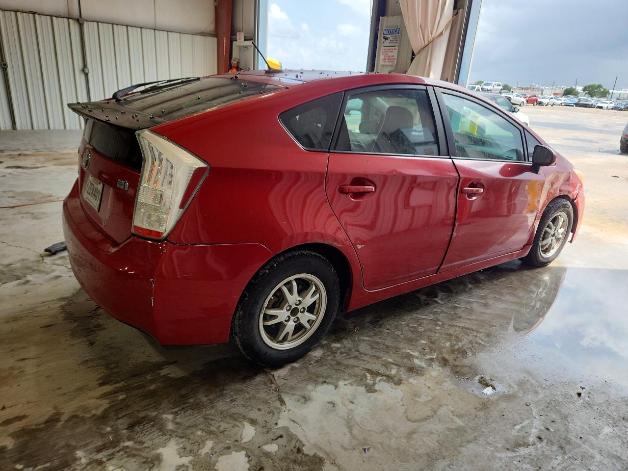 2011 Toyota Prius Three Red vin: JTDKN3DU3B0293114