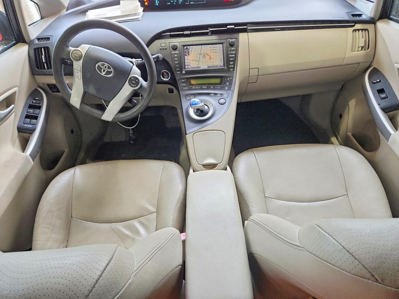 2011 Toyota Prius Three Red vin: JTDKN3DU3B0293114