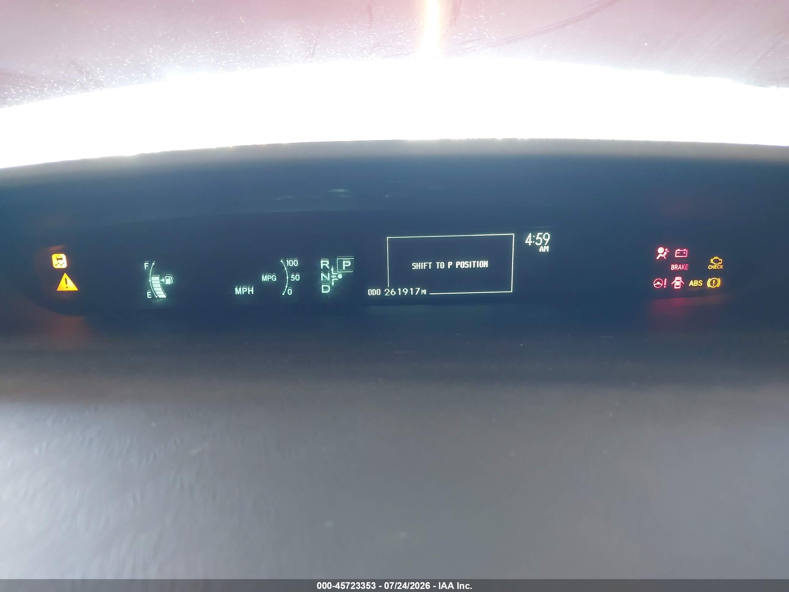 2011 Toyota Prius Three Red vin: JTDKN3DU3B0296434