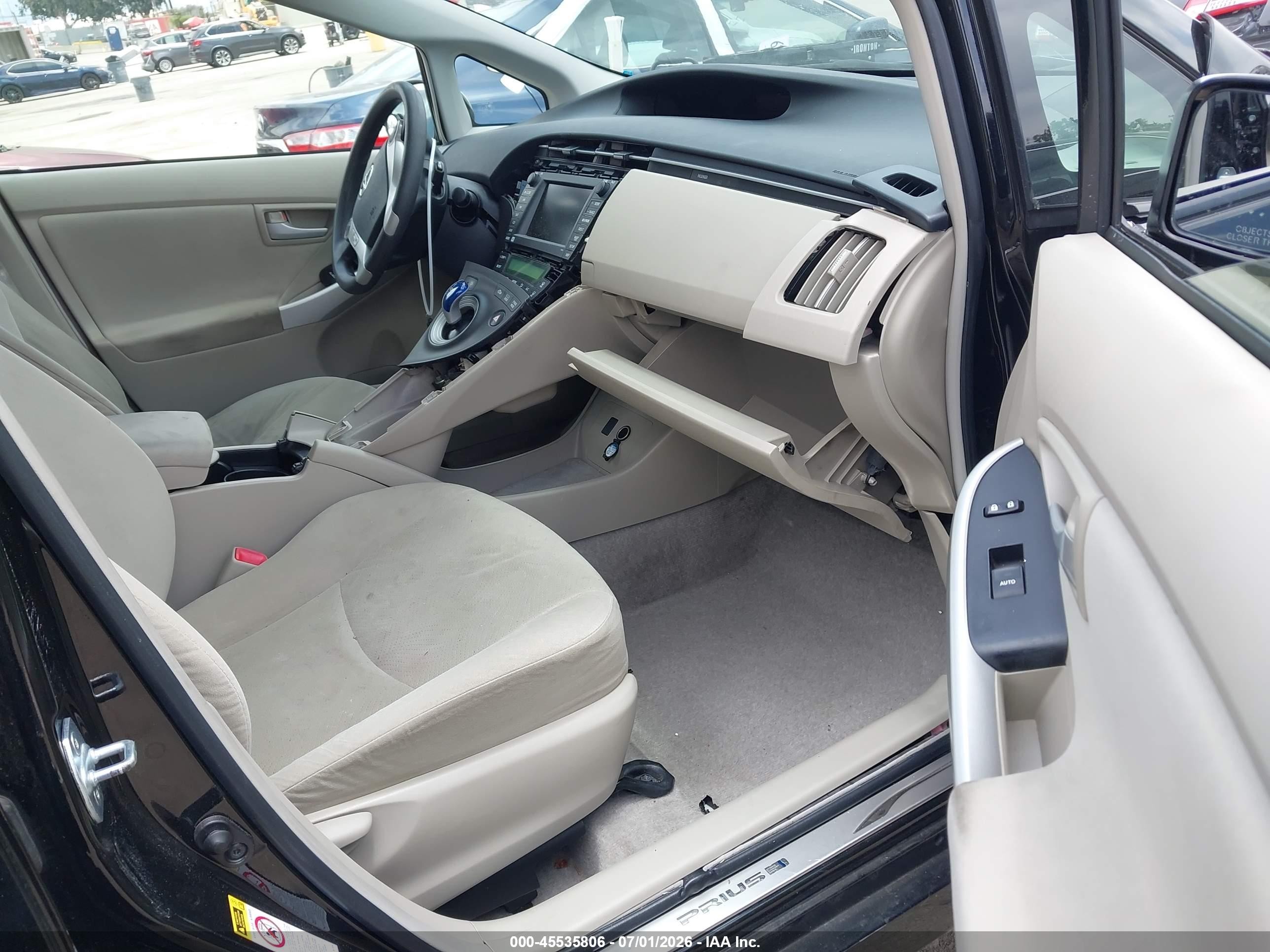 2011 Toyota Prius Three Black vin: JTDKN3DU3B0306816