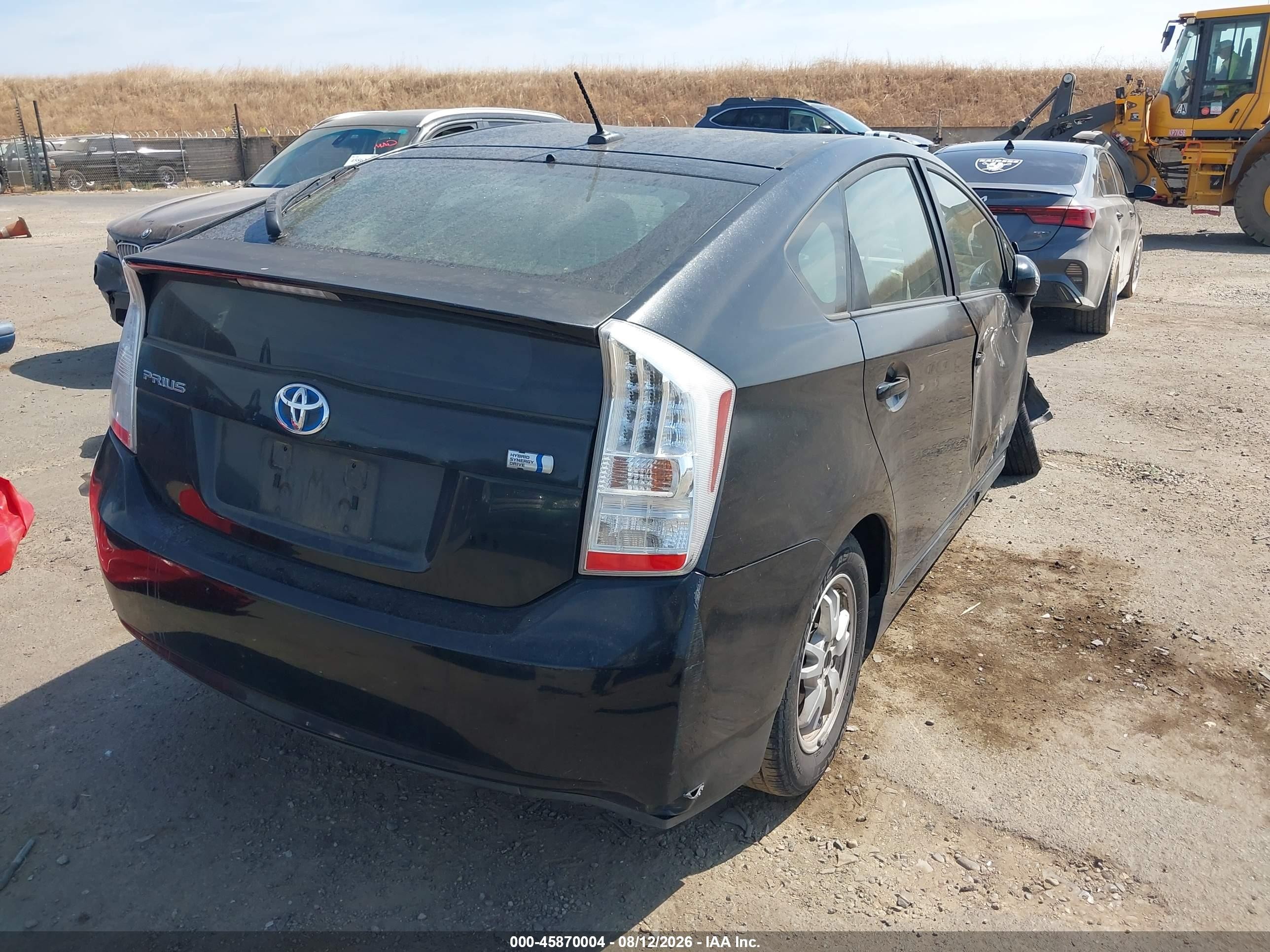 2011 Toyota Prius Two Black vin: JTDKN3DU3B1465149