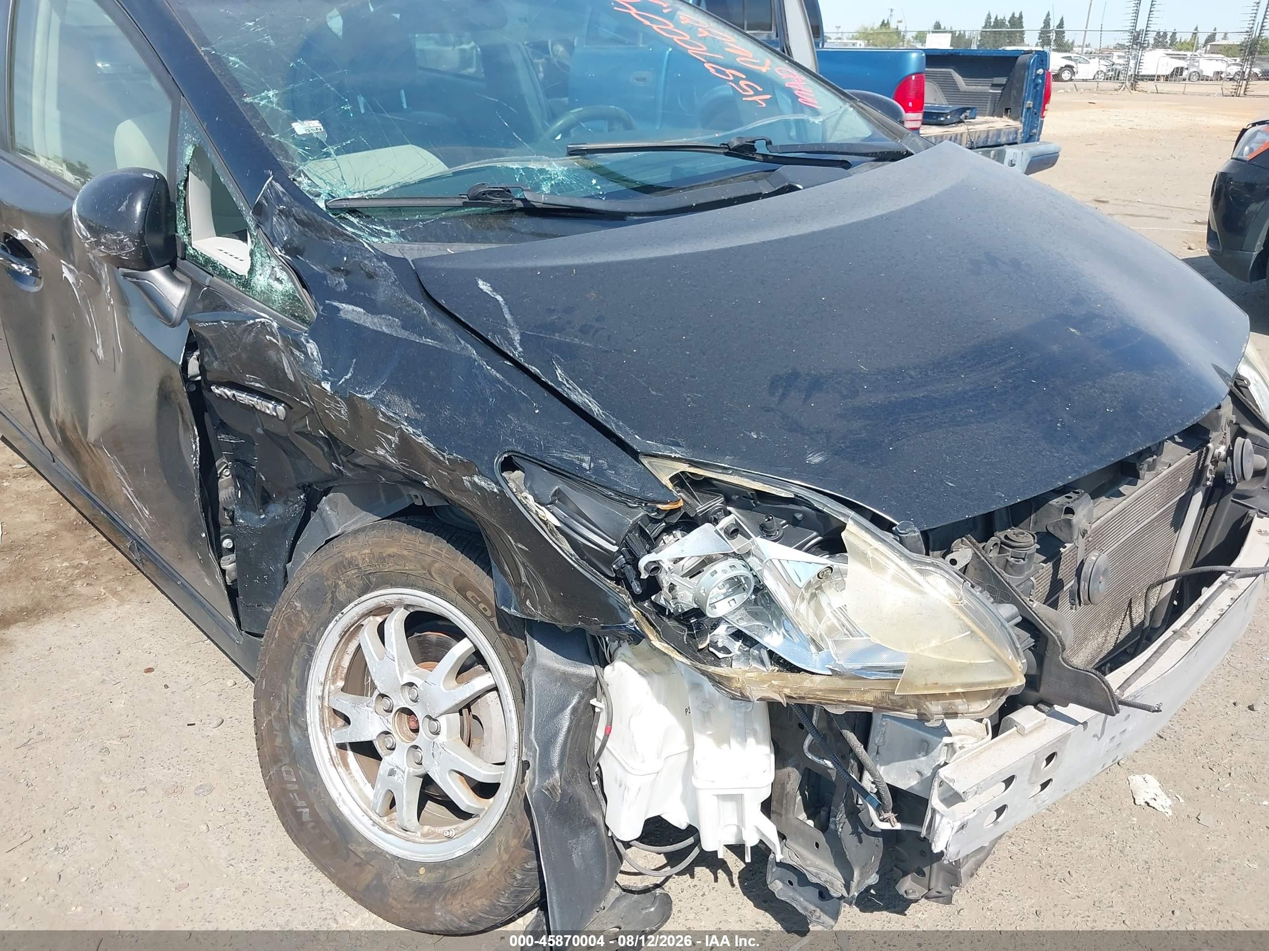 2011 Toyota Prius Two Black vin: JTDKN3DU3B1465149