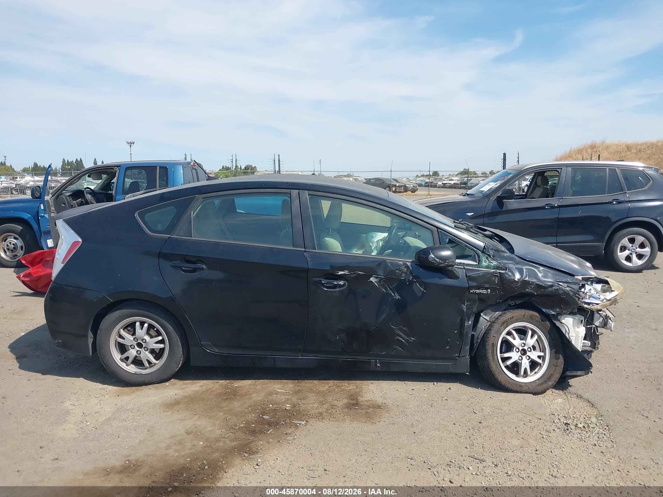 2011 Toyota Prius Two Black vin: JTDKN3DU3B1465149