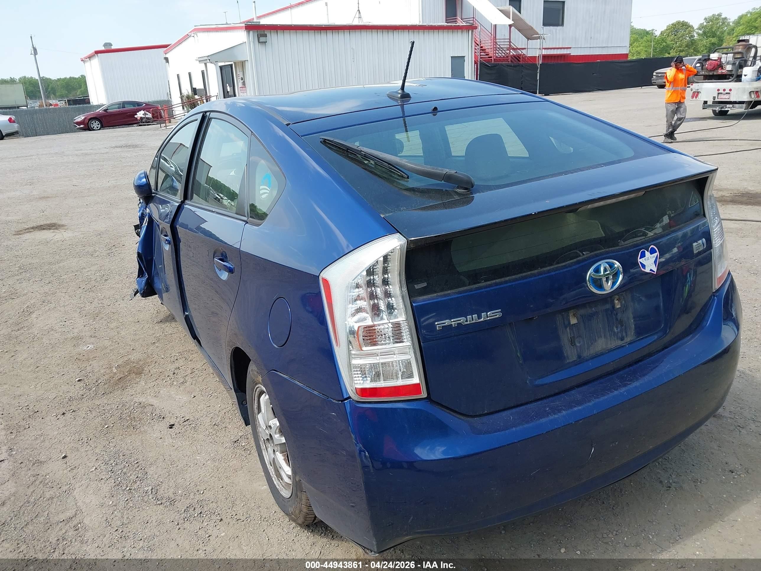 2011 Toyota Prius Blue vin: JTDKN3DU3B5312456