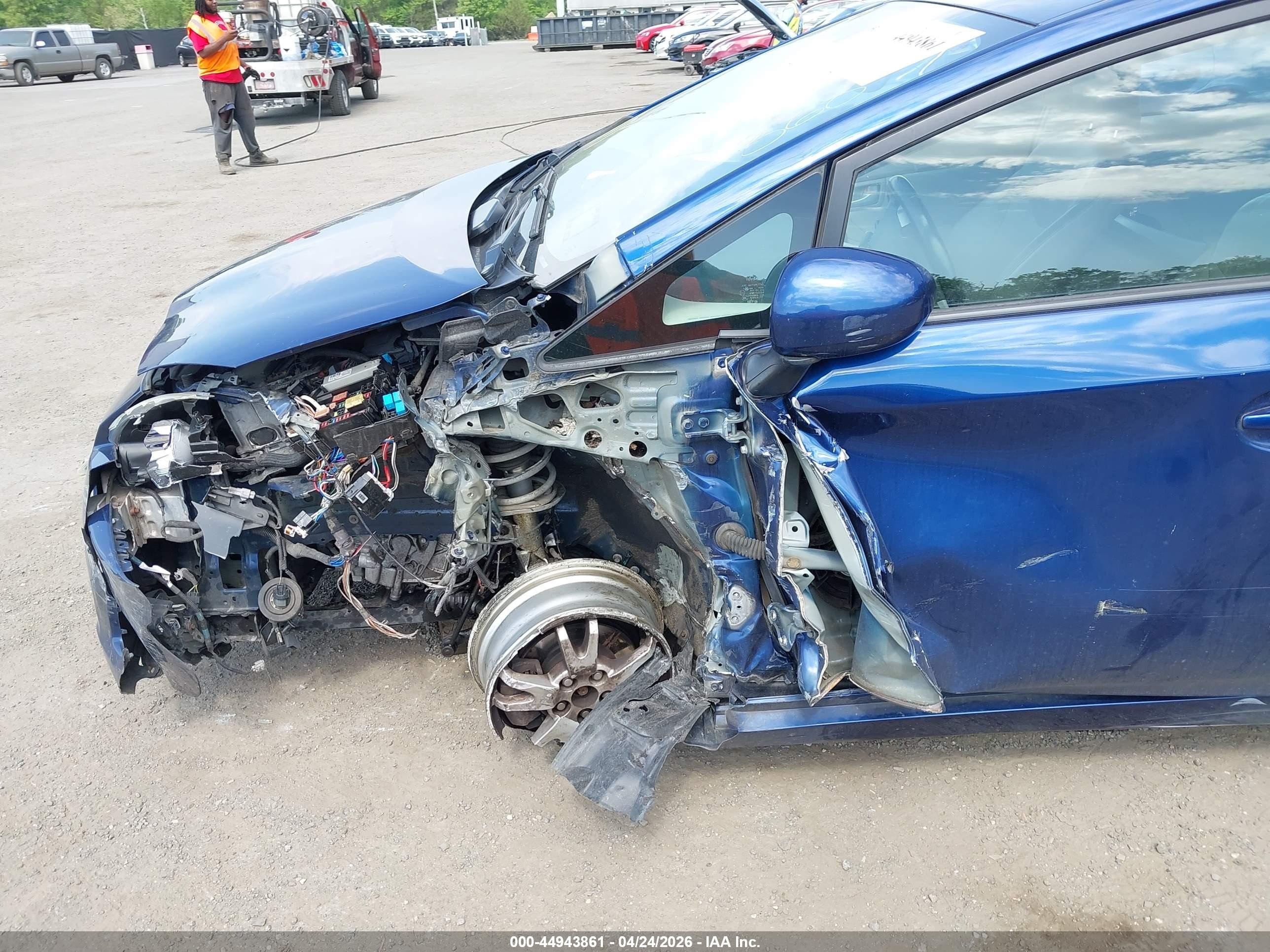 2011 Toyota Prius Blue vin: JTDKN3DU3B5312456