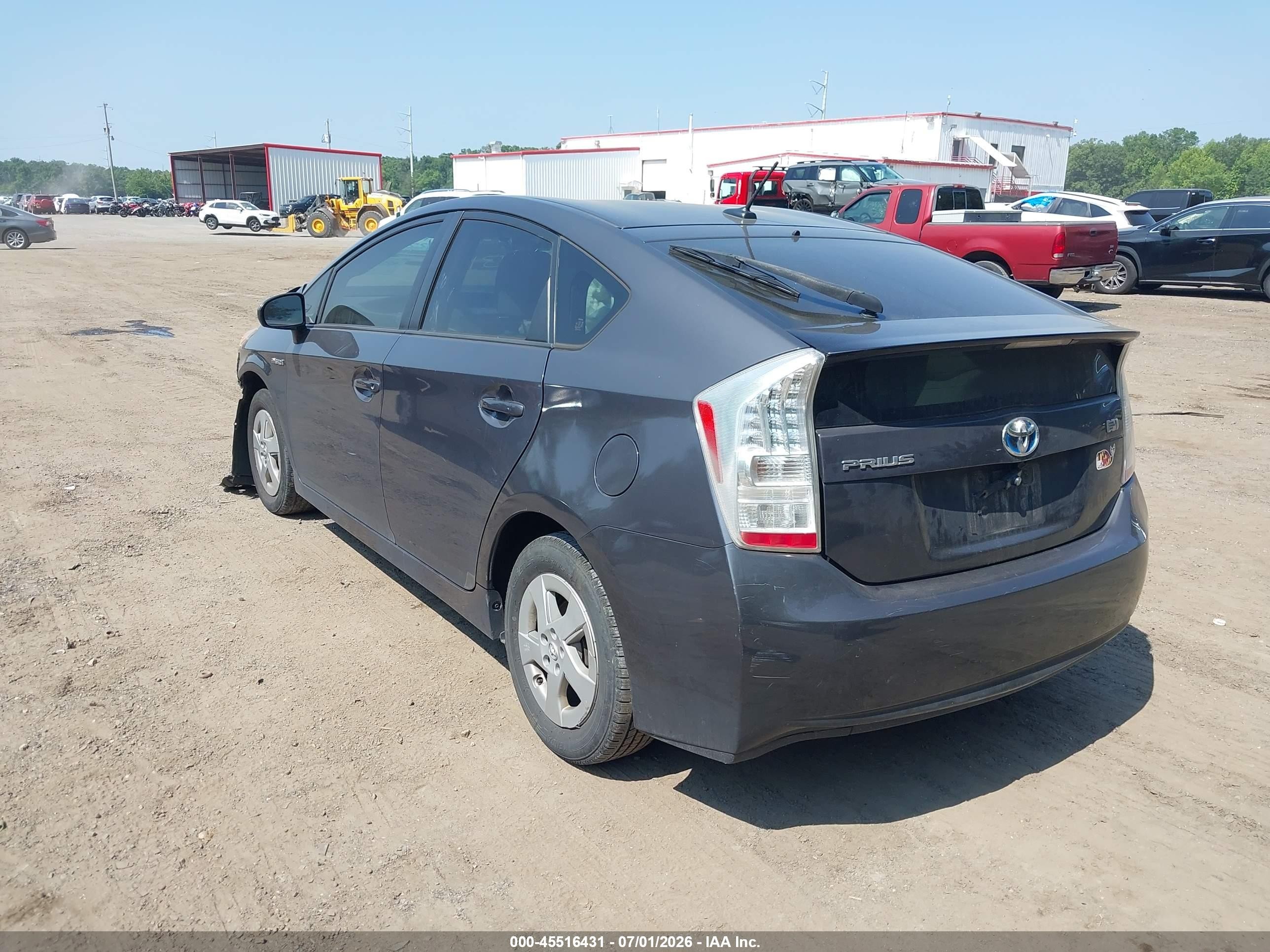 2011 Toyota Prius Three Gray vin: JTDKN3DU3B5348826