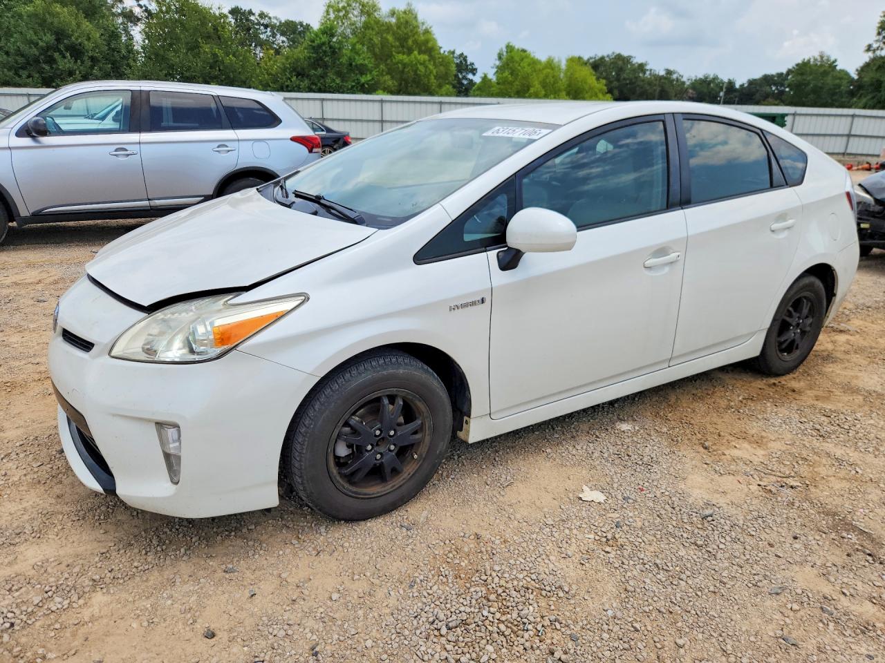 2012 Toyota Prius Three White vin: JTDKN3DU3C0333242