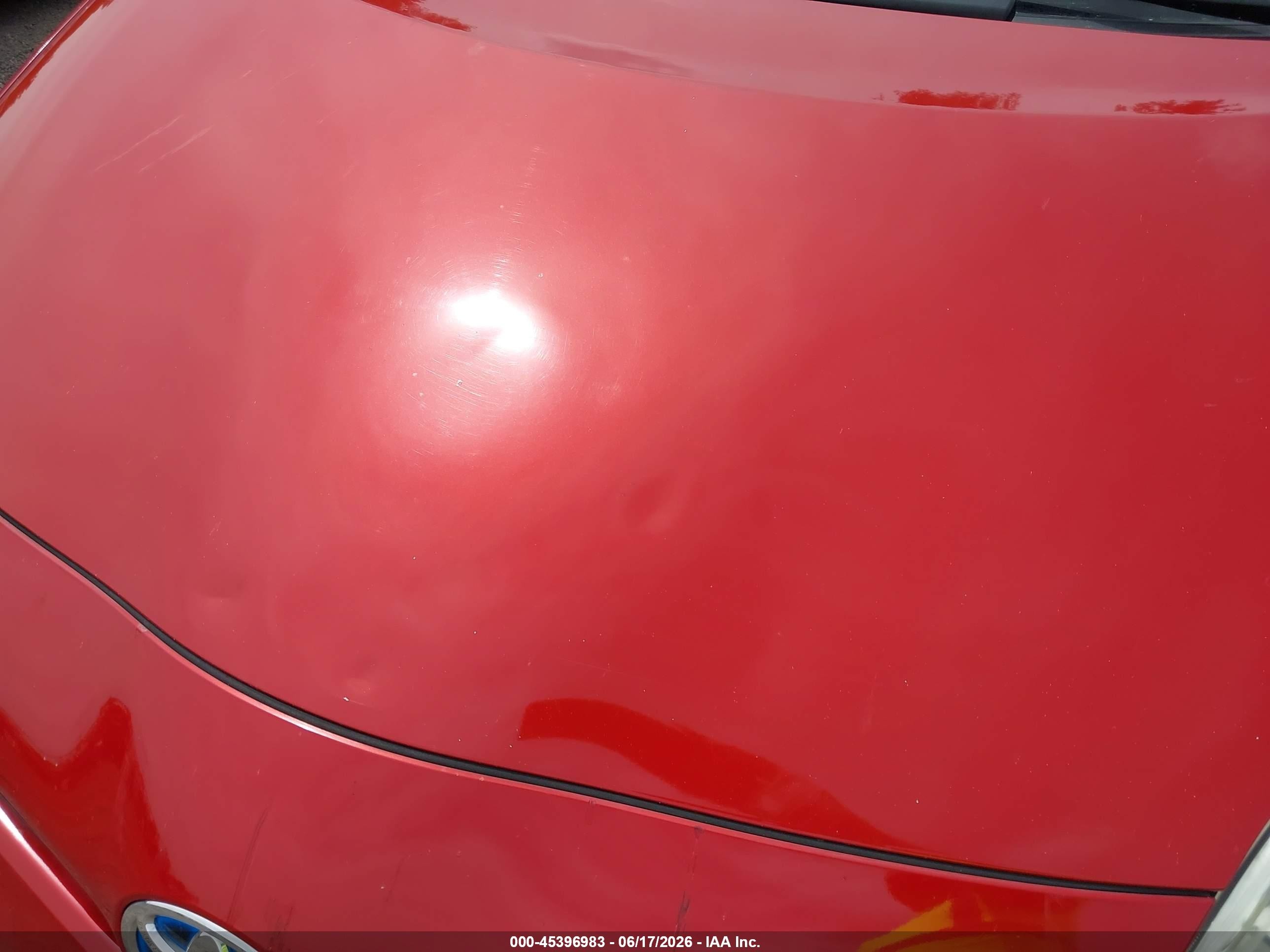 2012 Toyota Prius Four Red vin: JTDKN3DU3C0334634