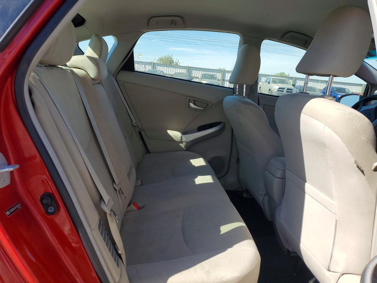 2012 Toyota Prius Two Red vin: JTDKN3DU3C0336500