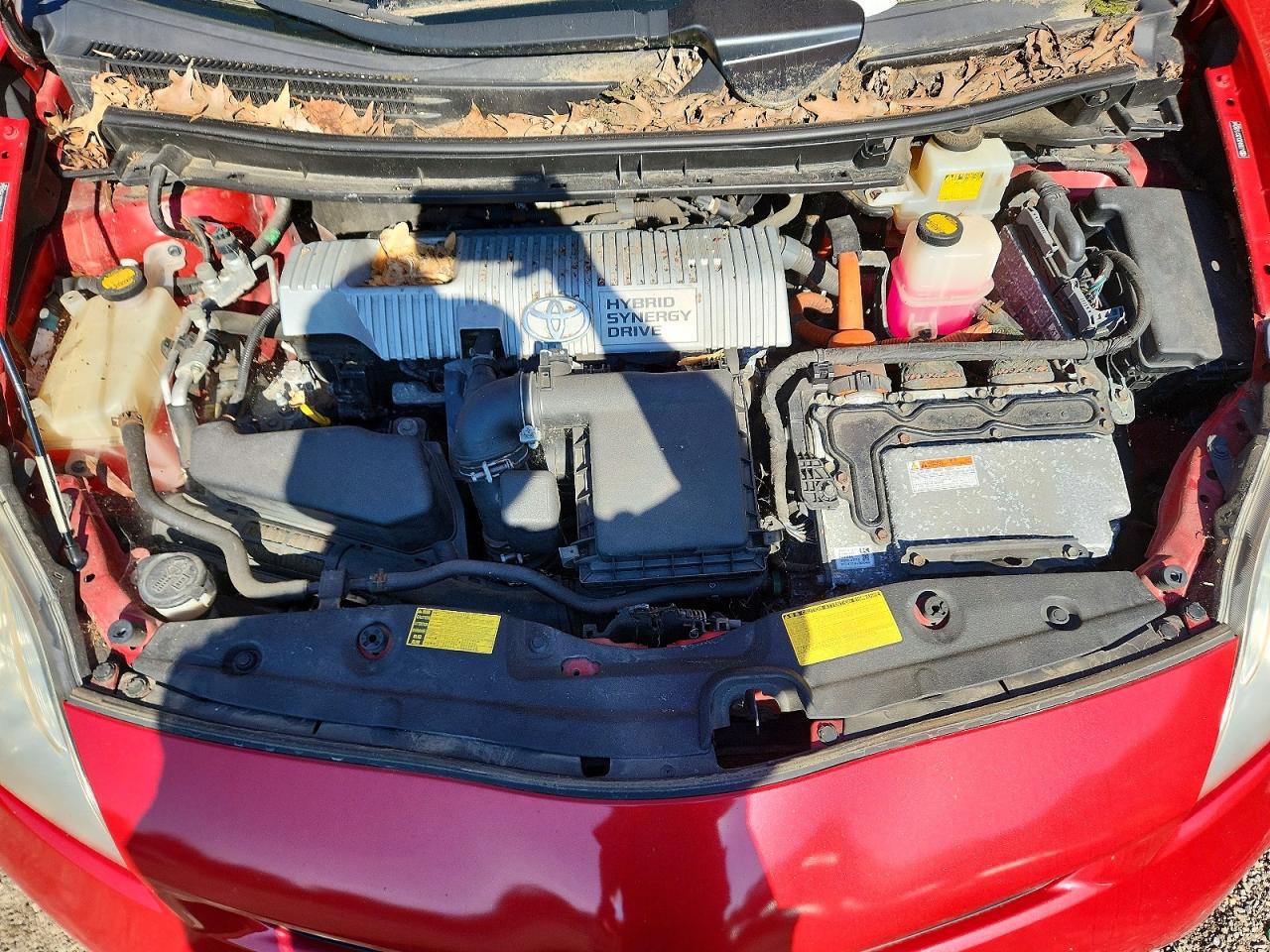 2012 Toyota Prius Two Red vin: JTDKN3DU3C1539364